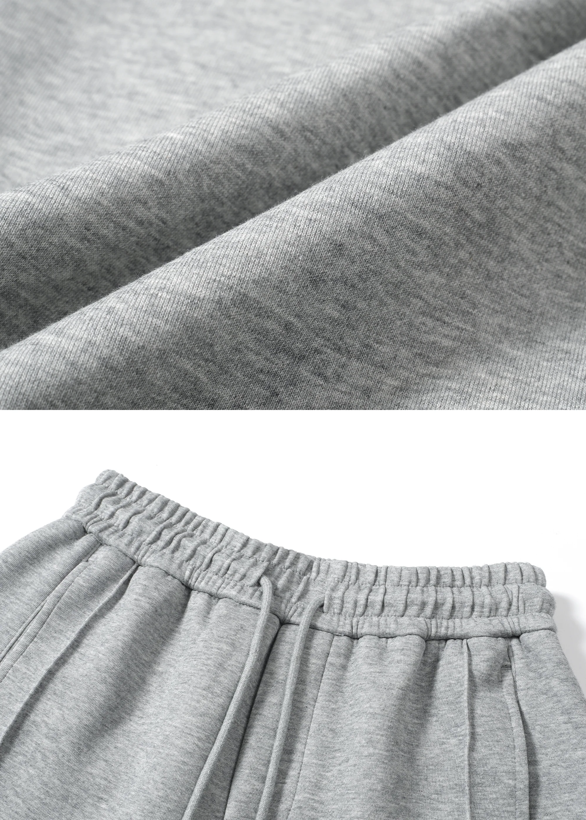 3D-Cut Casual Sweatpants Grey - Image 3