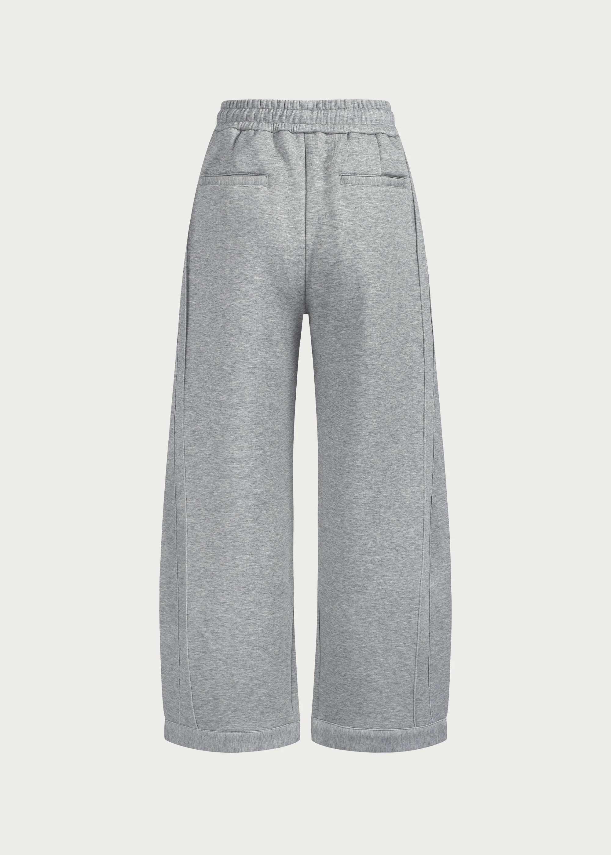 3D-Cut Casual Sweatpants Grey - Image 6
