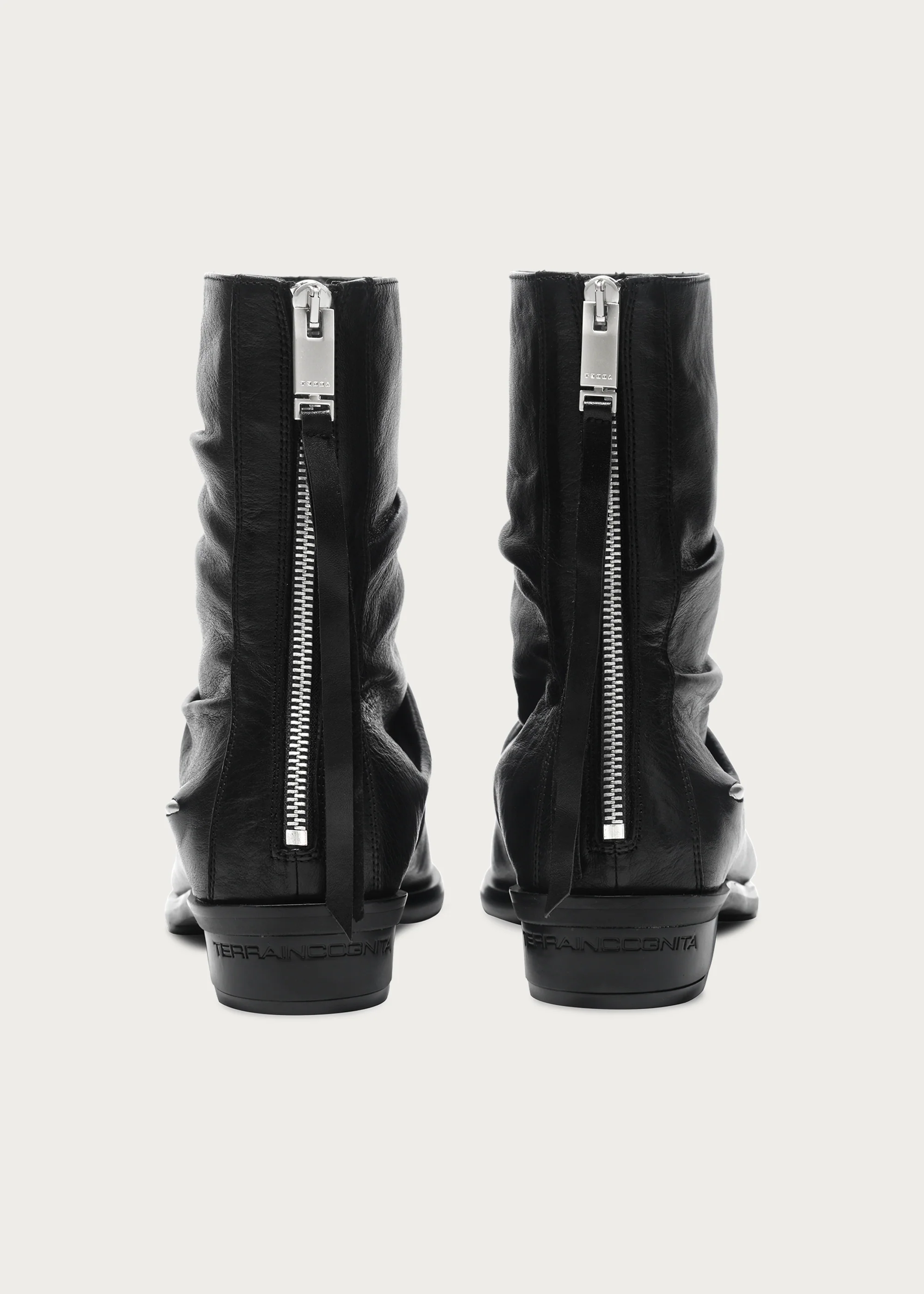 Ankle boots Ruched Full-Grain Horsehide - Image 10
