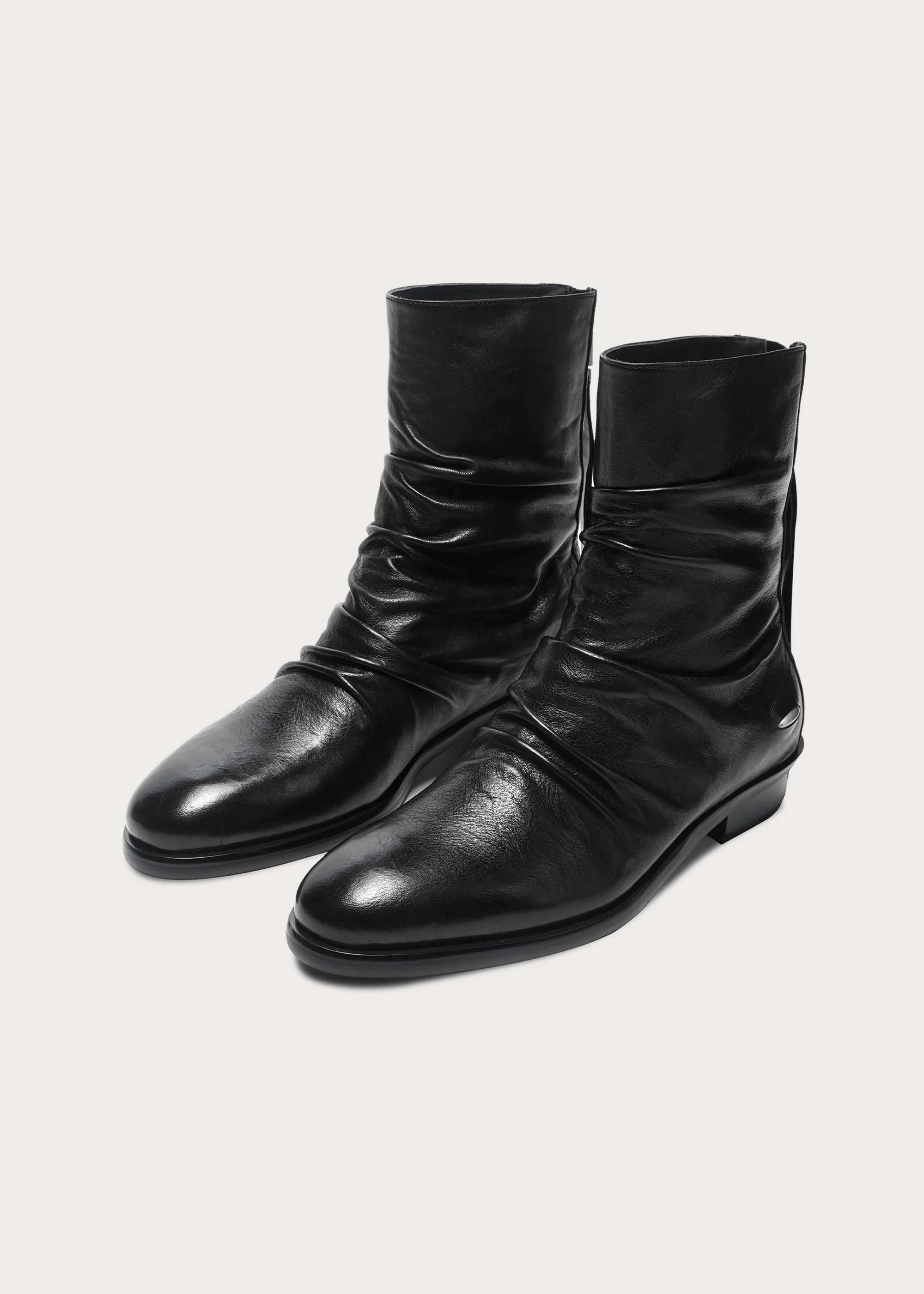 Ankle boots Ruched Full-Grain Horsehide - Image 7