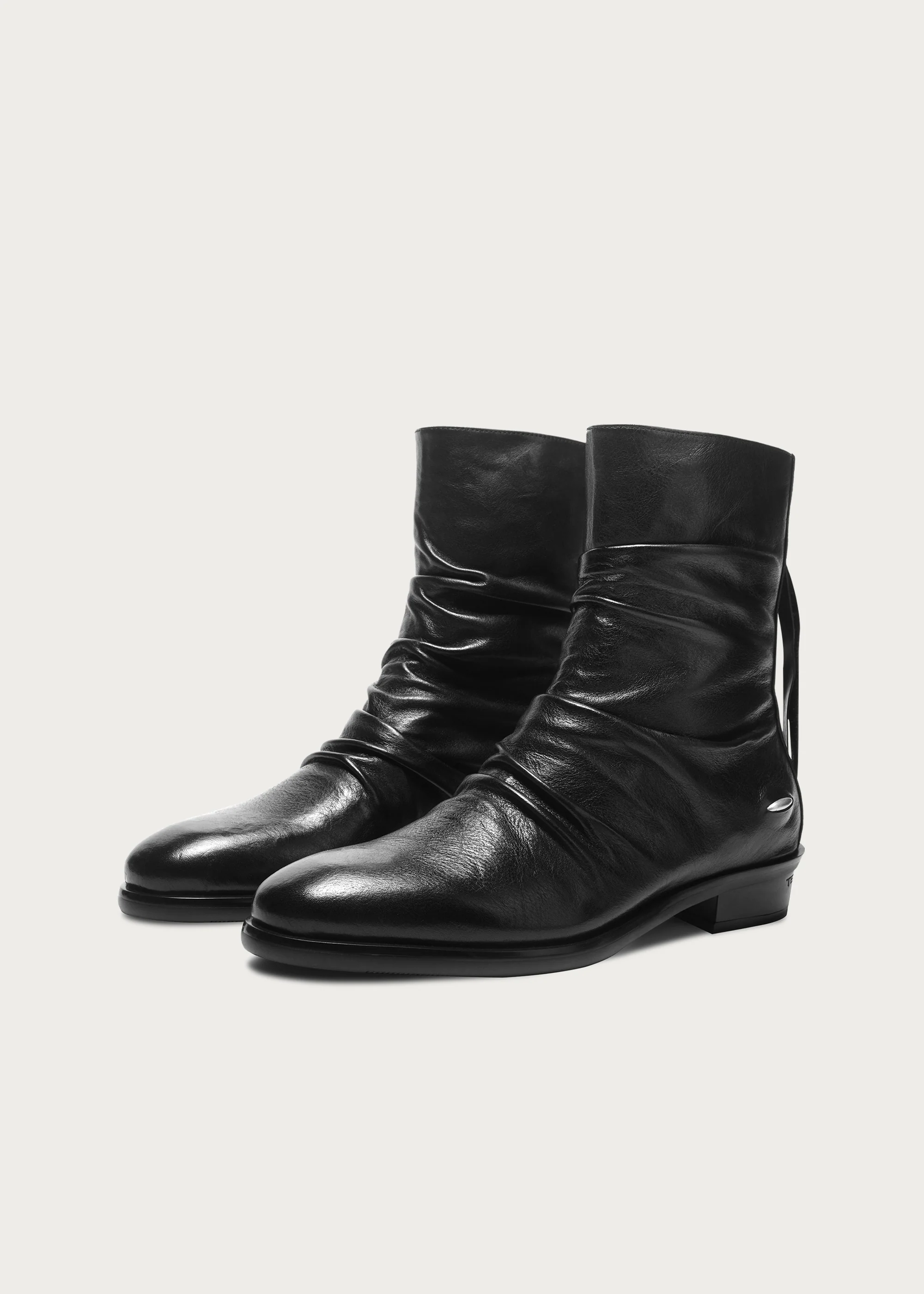Ankle boots Ruched Full-Grain Horsehide - Image 8