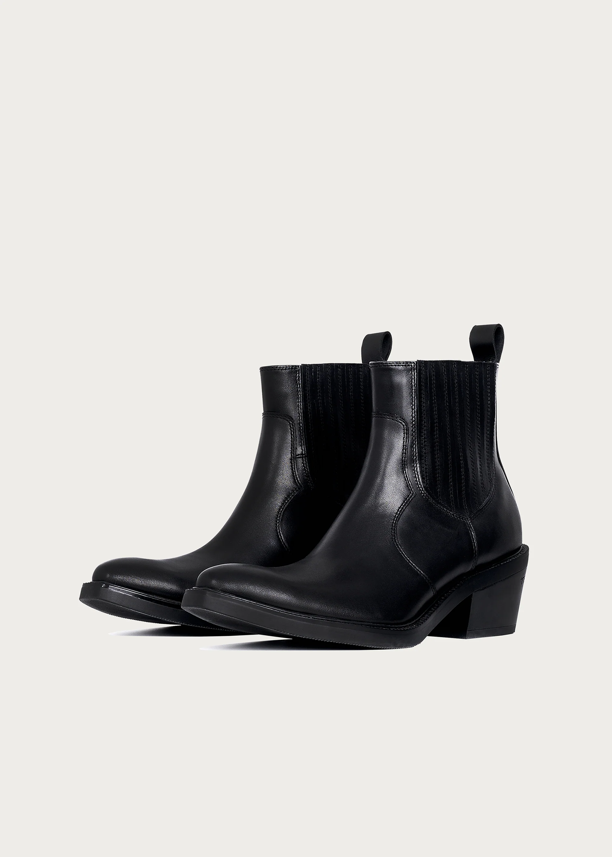 Chelsea boots Pointed-toe Calfskin Obsidian black - Image 6