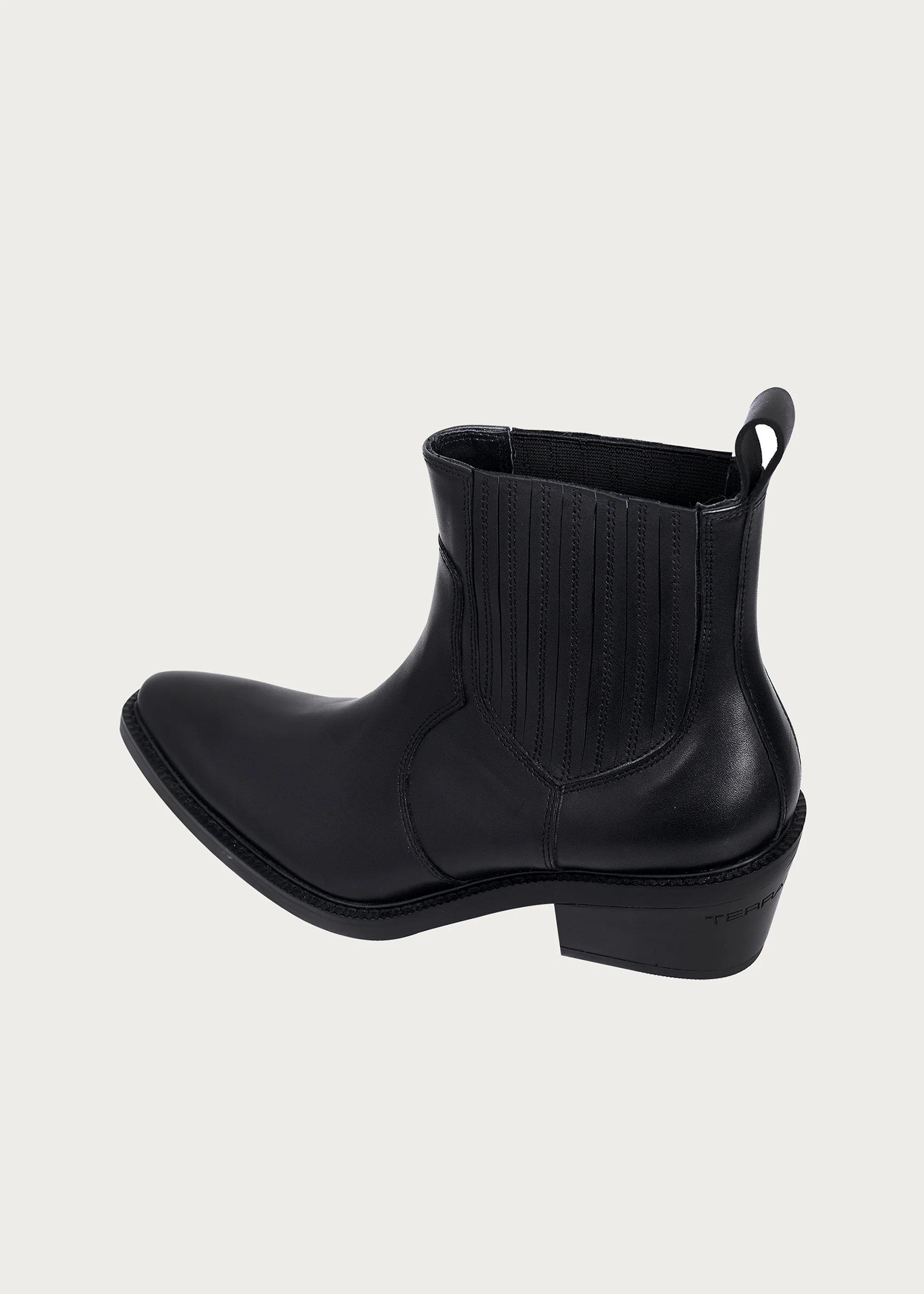 Chelsea boots Pointed-toe Calfskin Obsidian black - Image 8