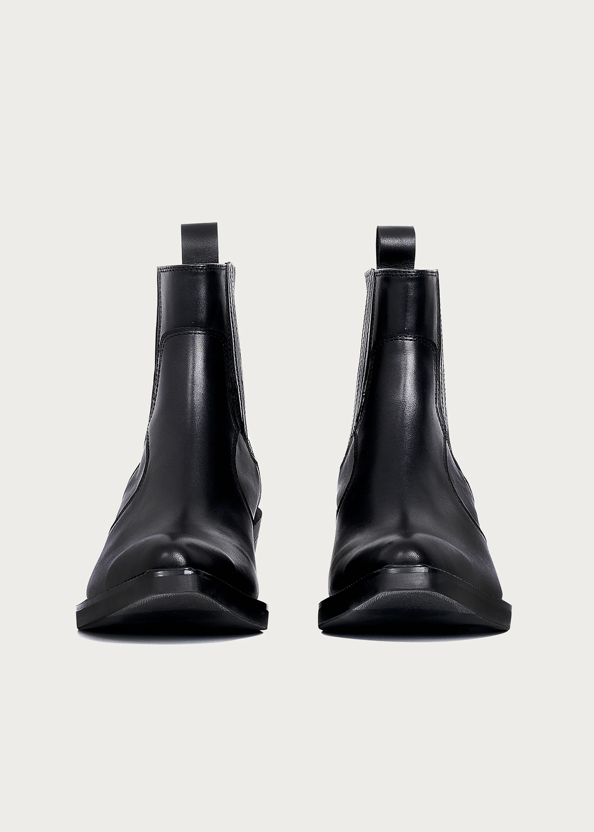 Chelsea boots Pointed-toe Calfskin Obsidian black - Image 9