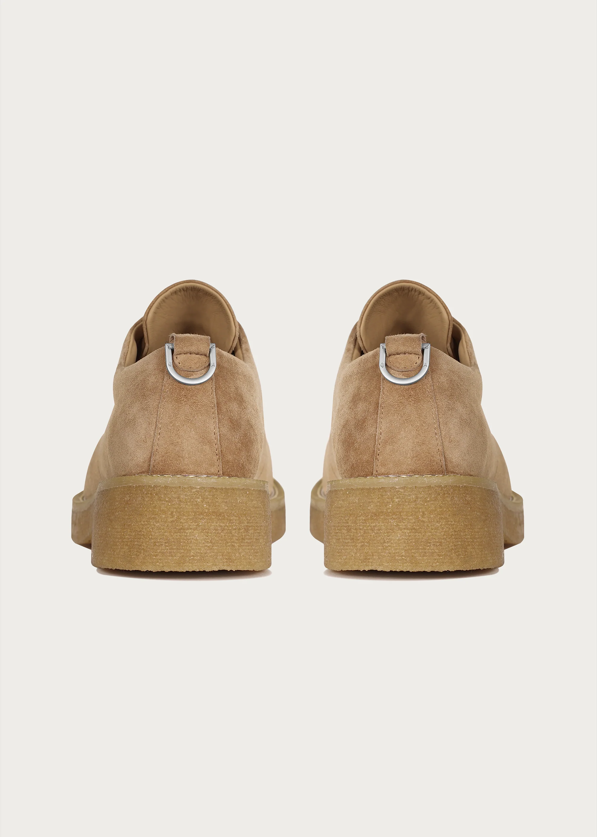 Derby shoes Sheepskin Khaki - Image 9