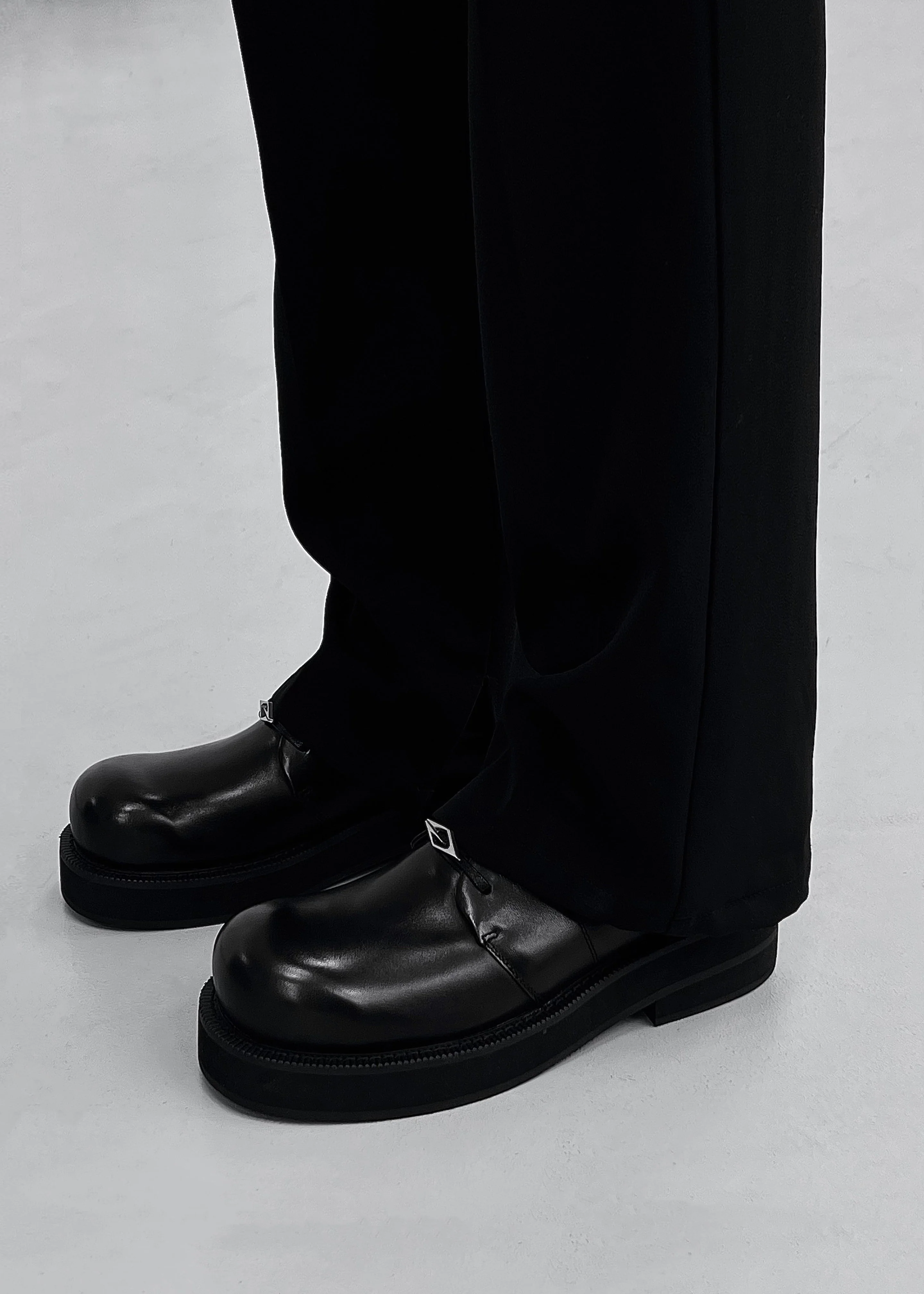 Derby shoes thick-soled Black - Image 3