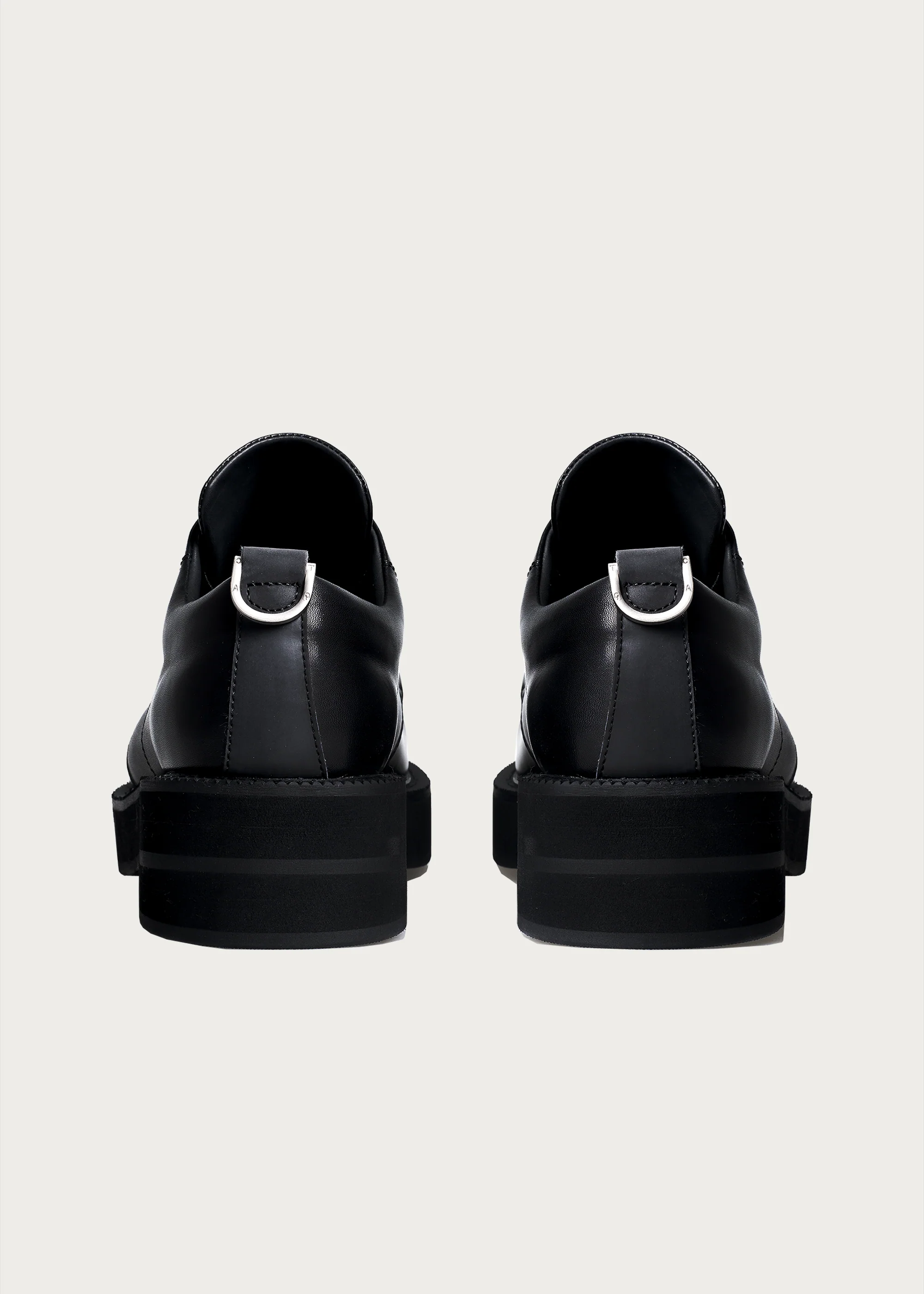 Derby shoes thick-soled Black - Image 8