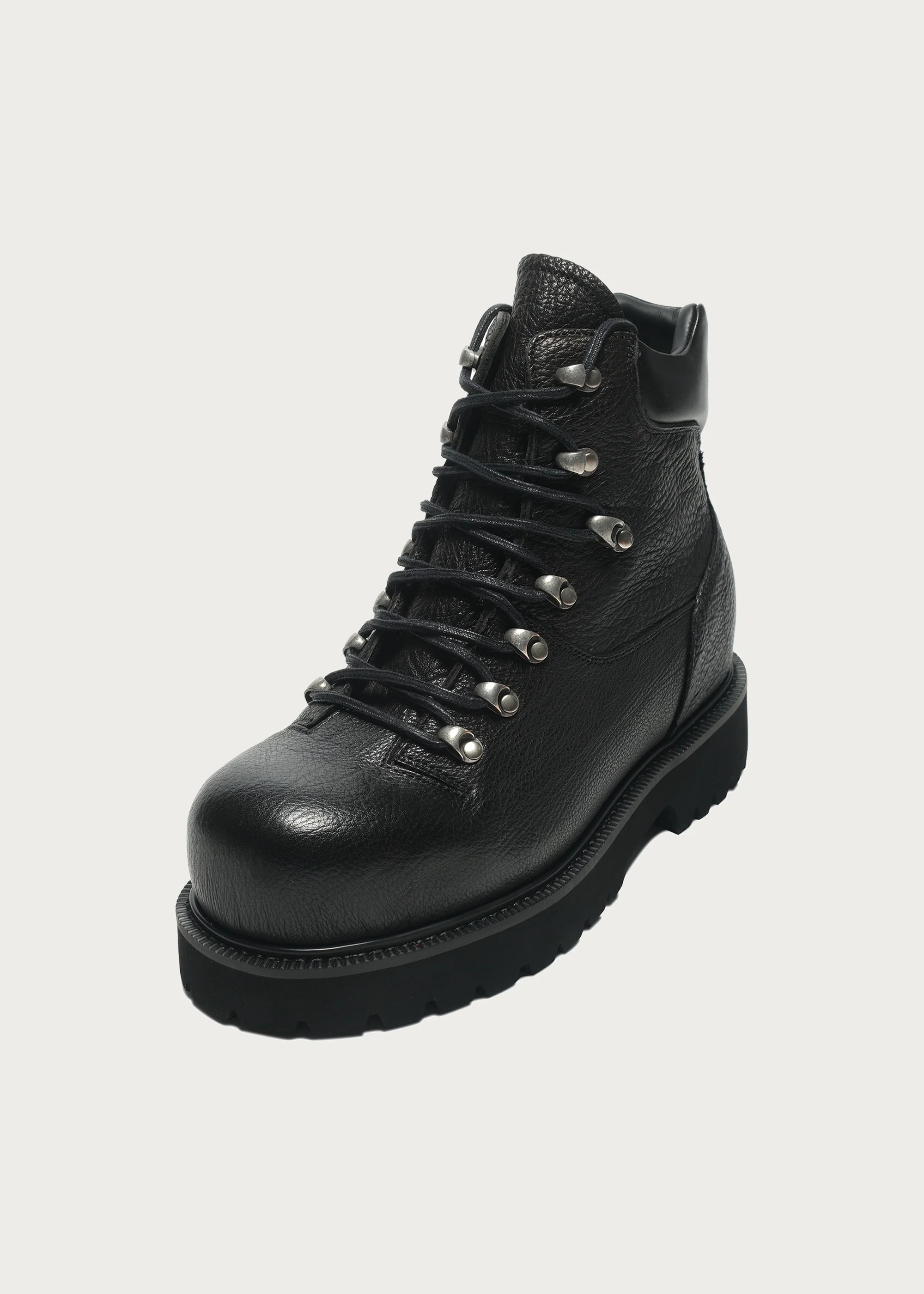 Hiking Work Style Fashion boots Black - Image 4