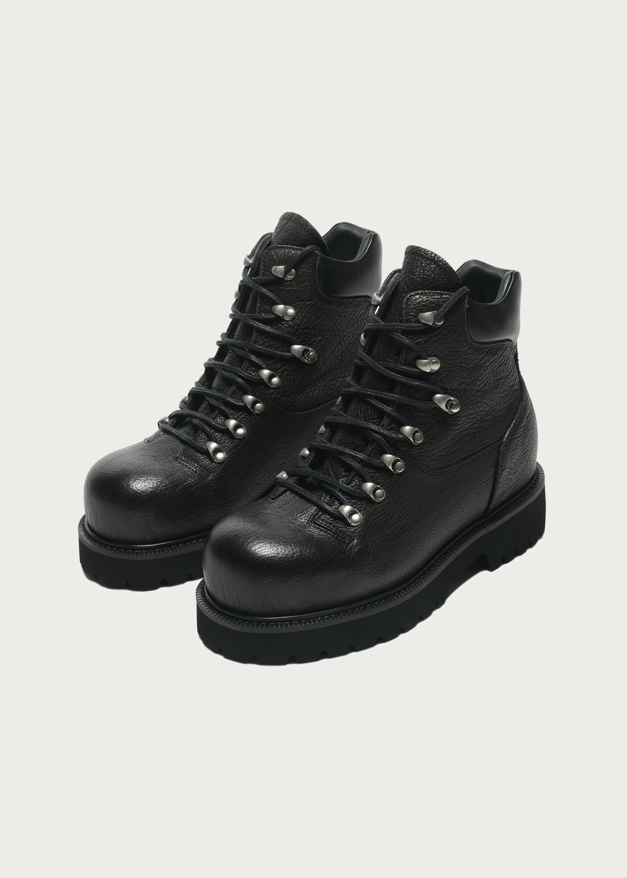 Hiking Work Style Fashion boots Black - Image 6