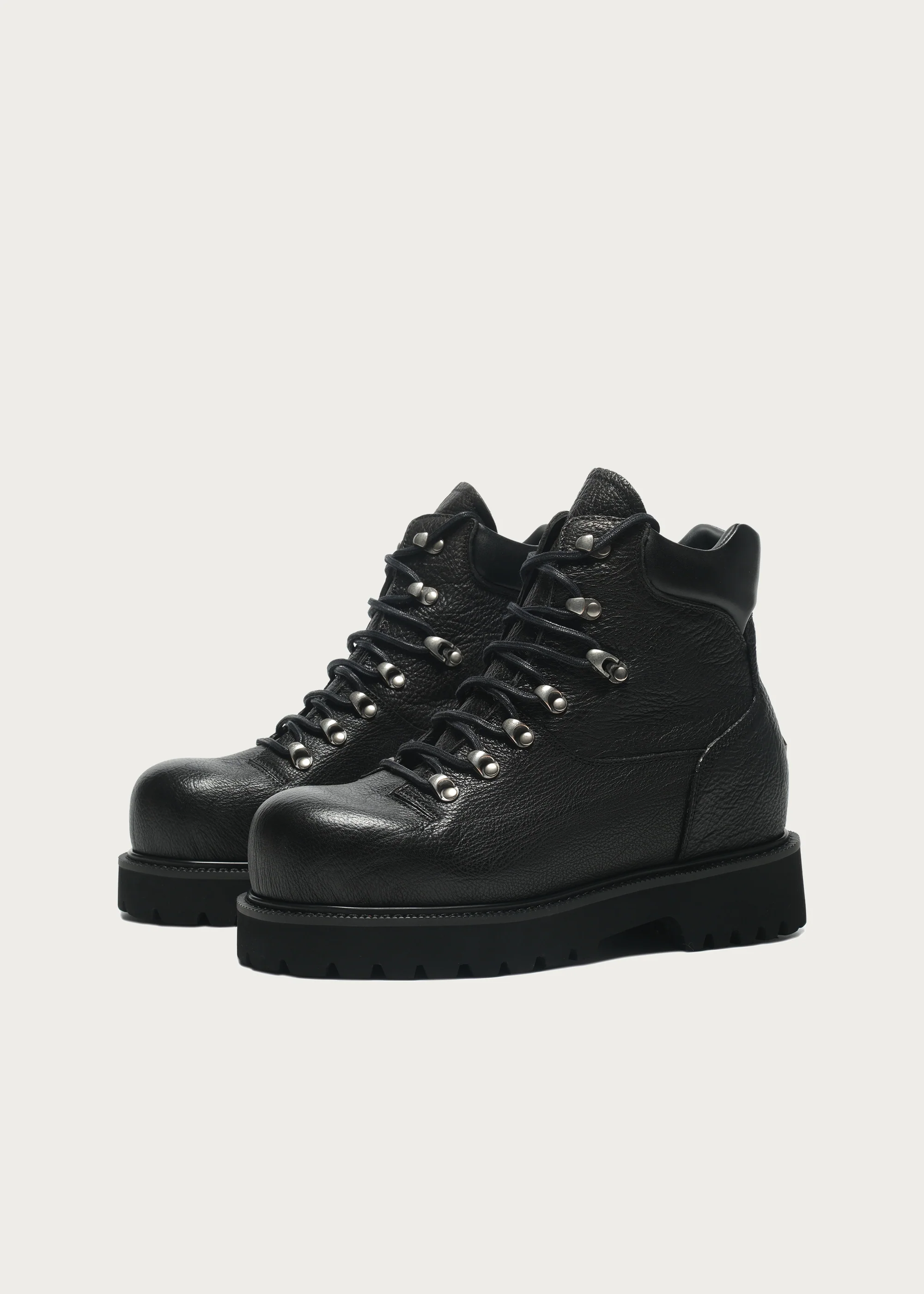 Hiking Work Style Fashion boots Black - Image 7