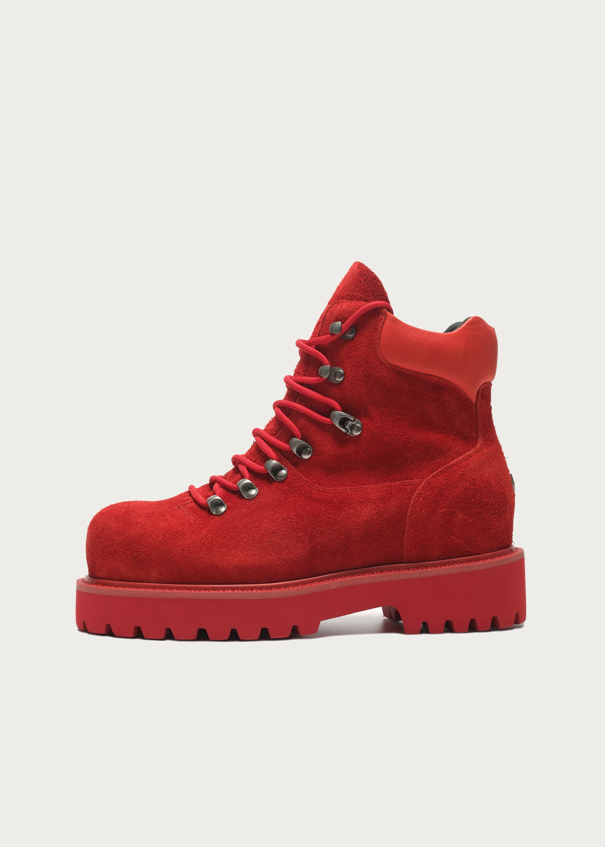 Hiking Work Style Fashion boots Red