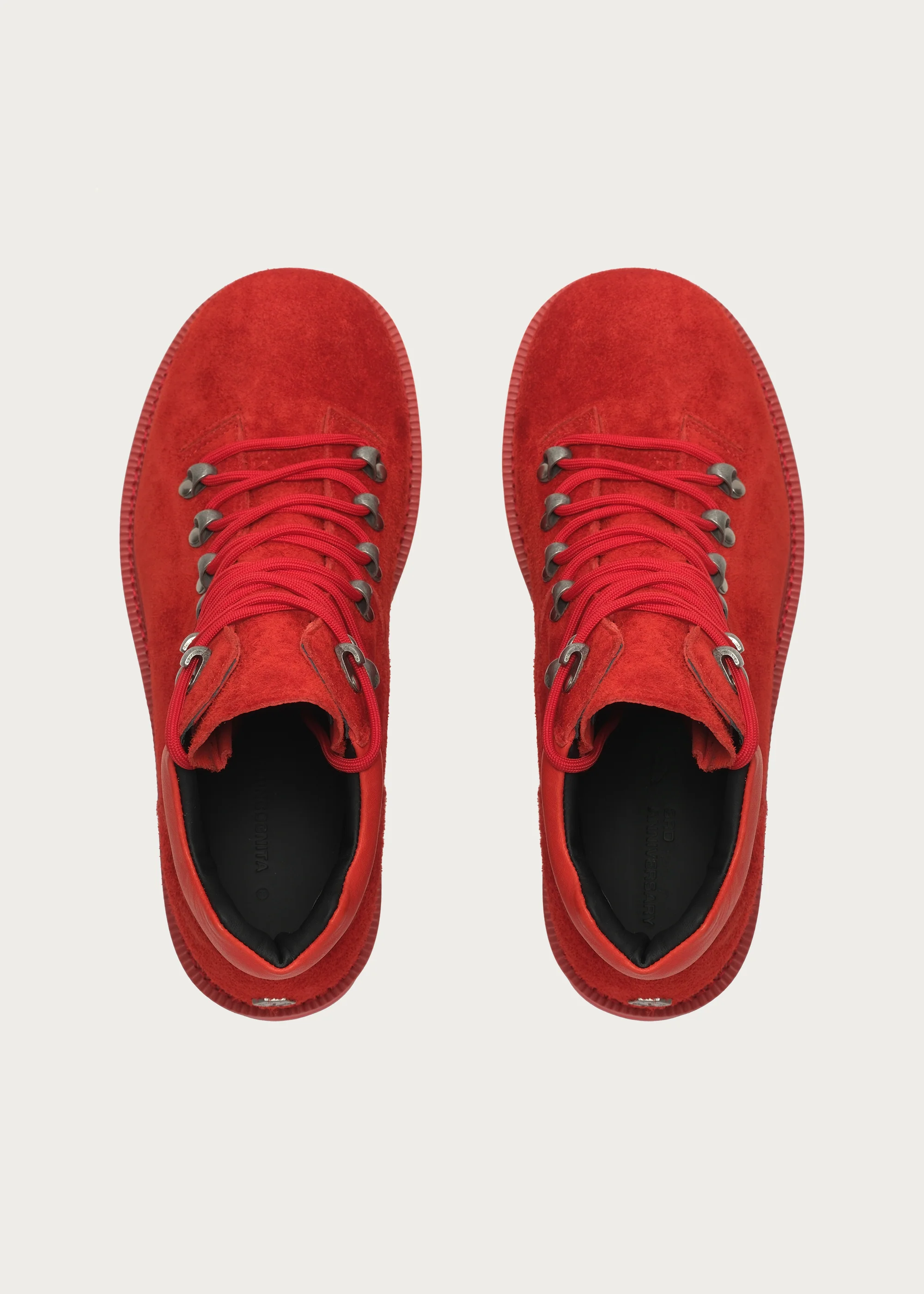 Hiking Work Style Fashion boots Red - Image 3