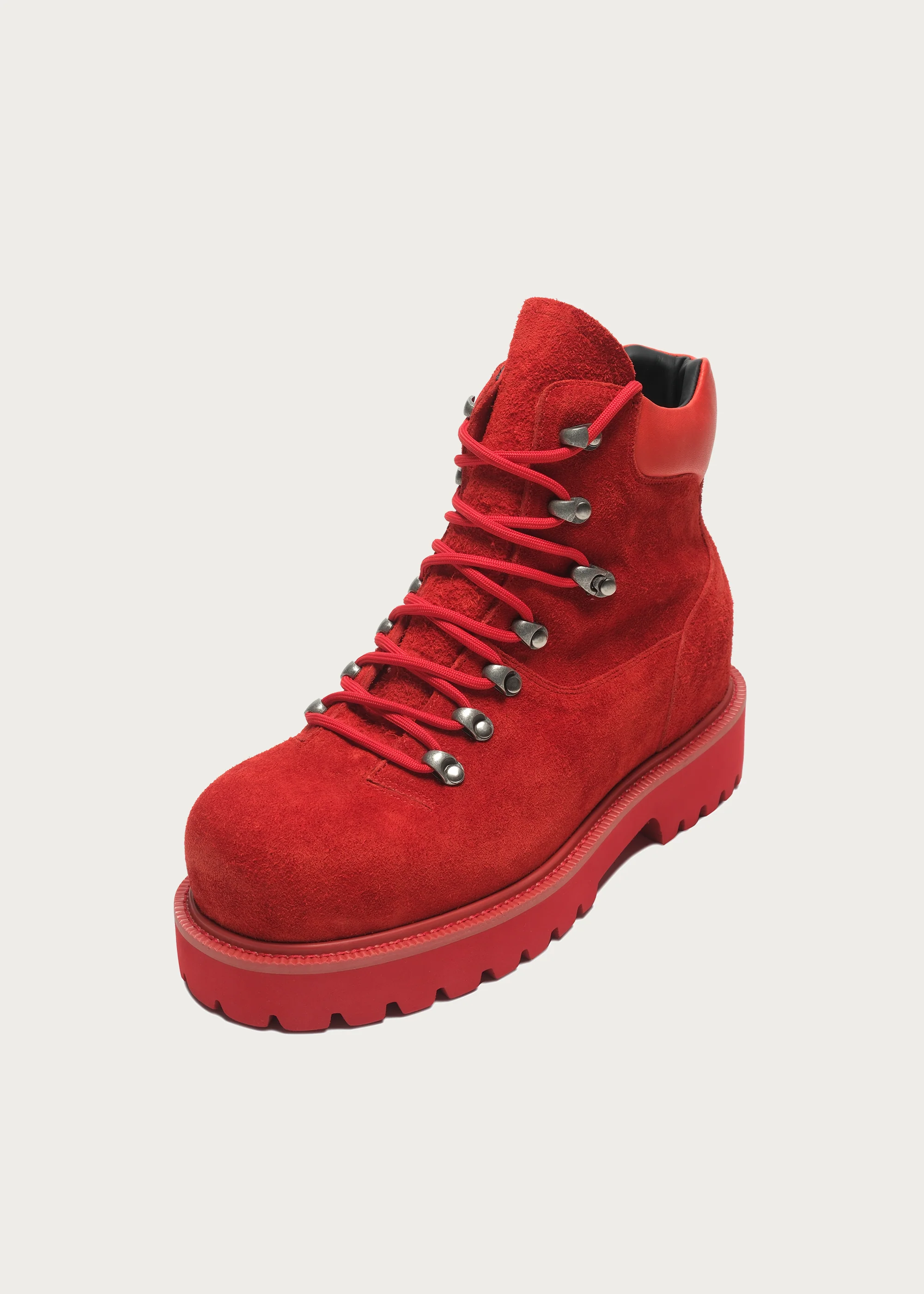 Hiking Work Style Fashion boots Red - Image 4
