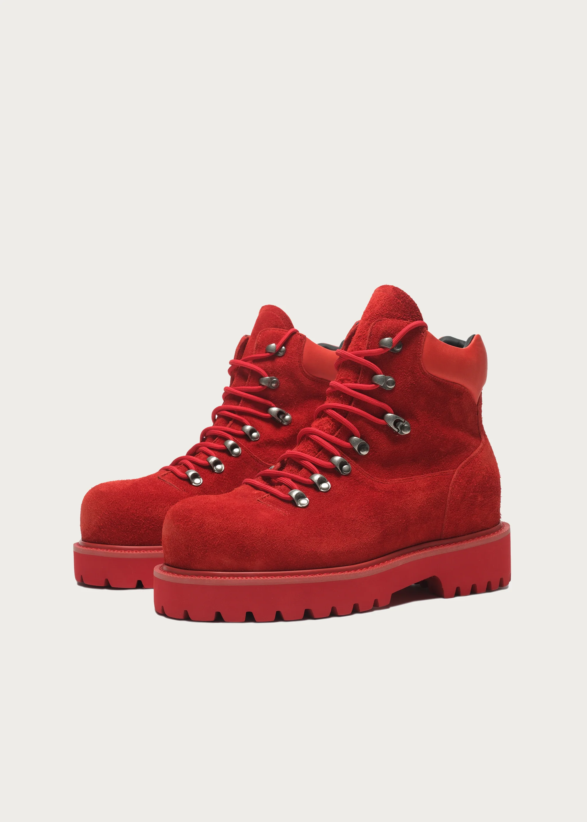 Hiking Work Style Fashion boots Red - Image 5