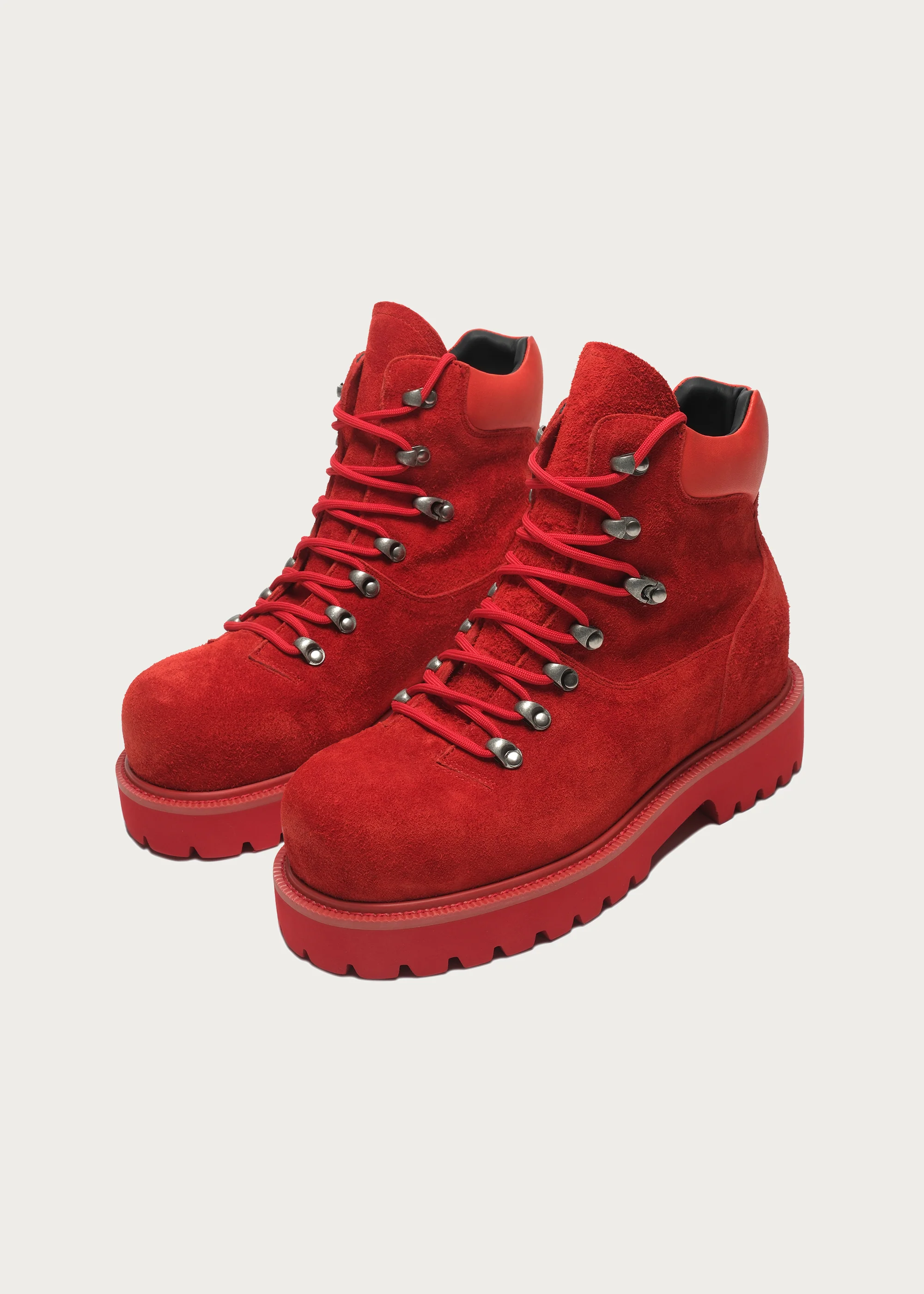 Hiking Work Style Fashion boots Red - Image 7