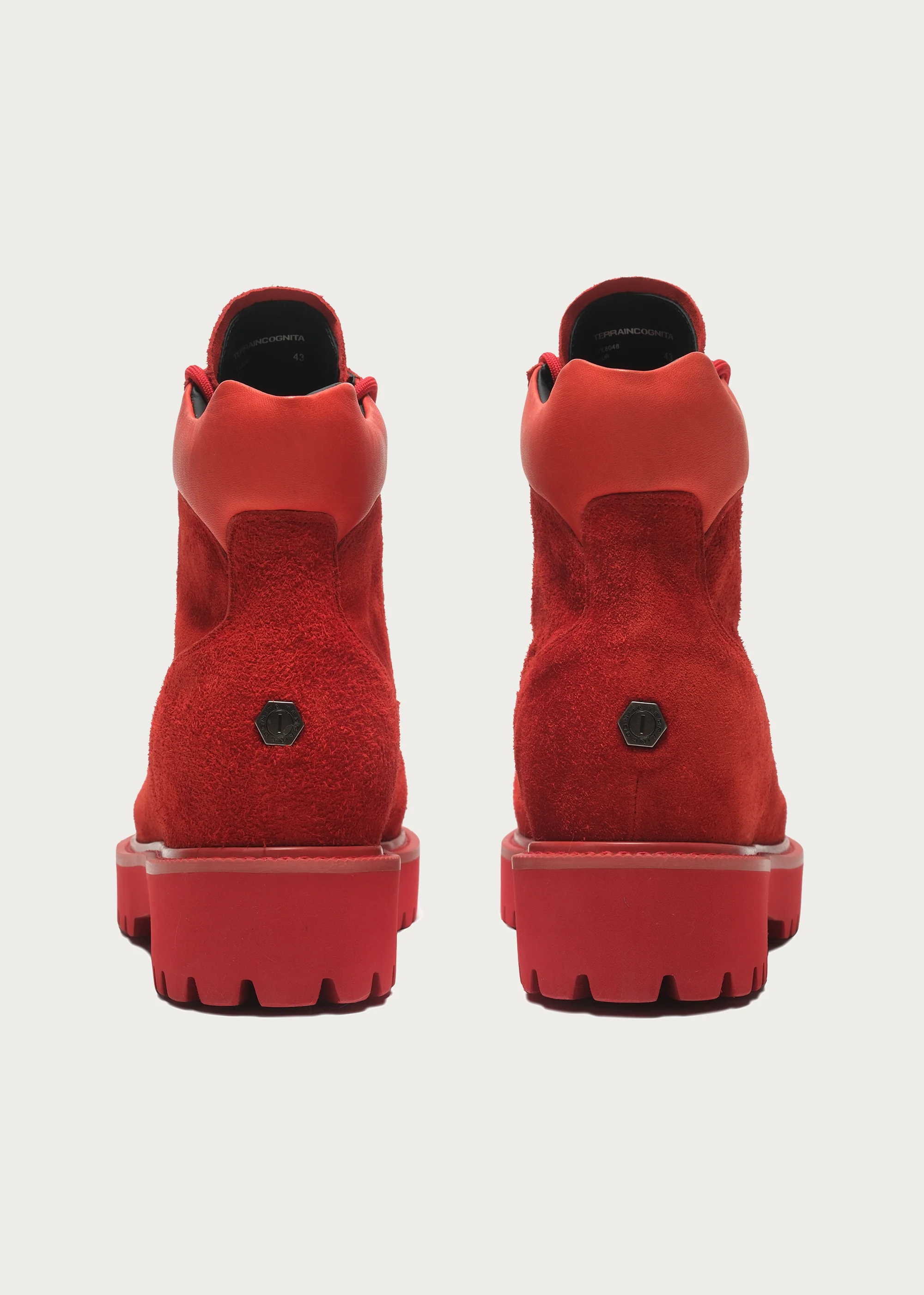 Hiking Work Style Fashion boots Red - Image 8