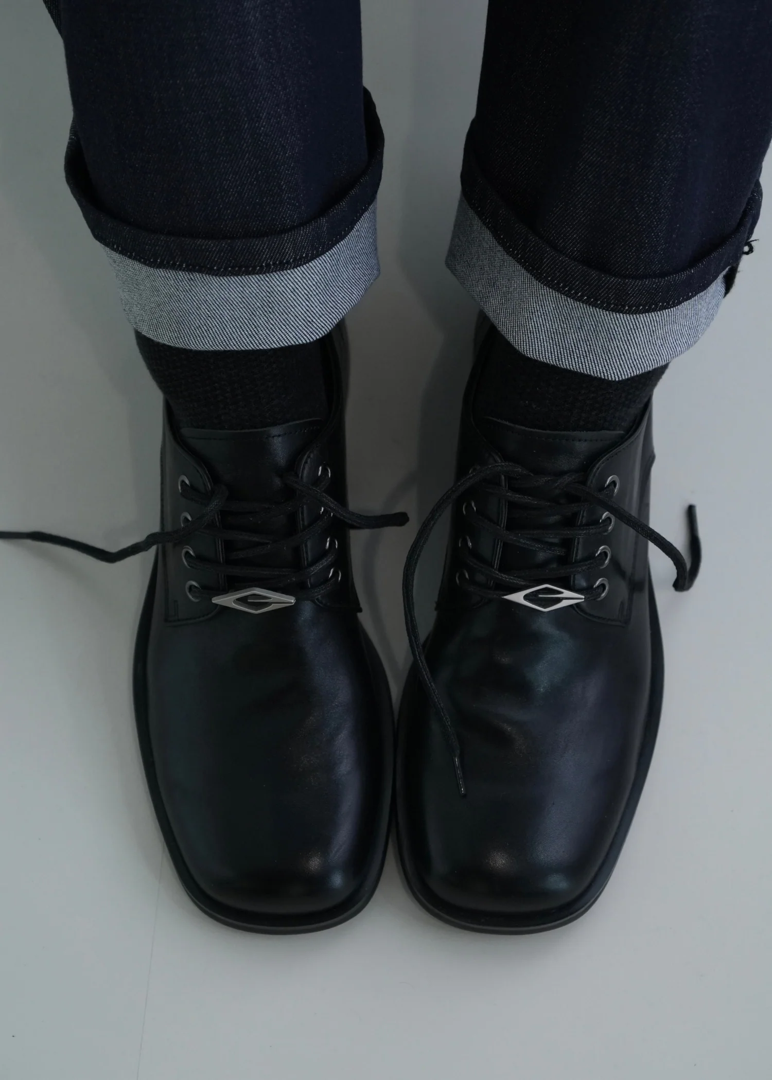 Leather Derby shoes Black - Image 4