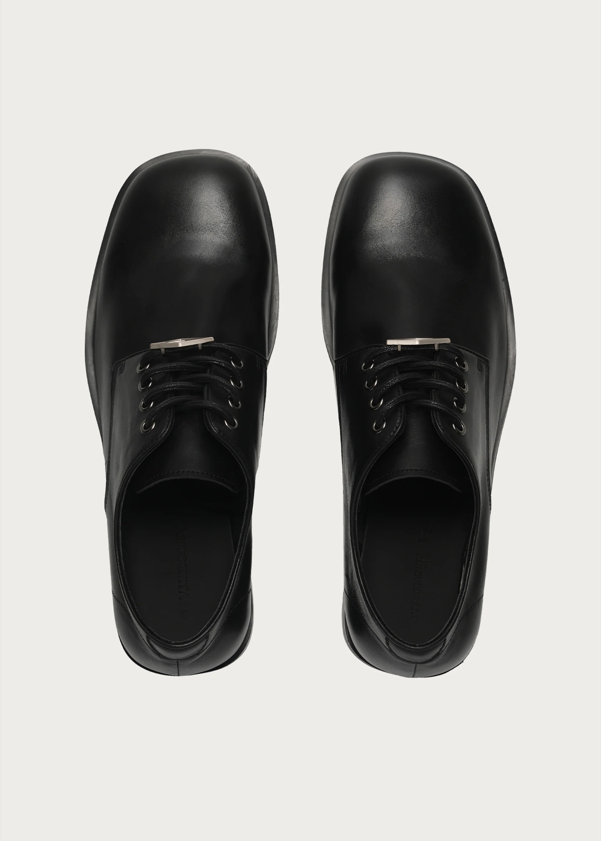 Leather Derby shoes Black - Image 5