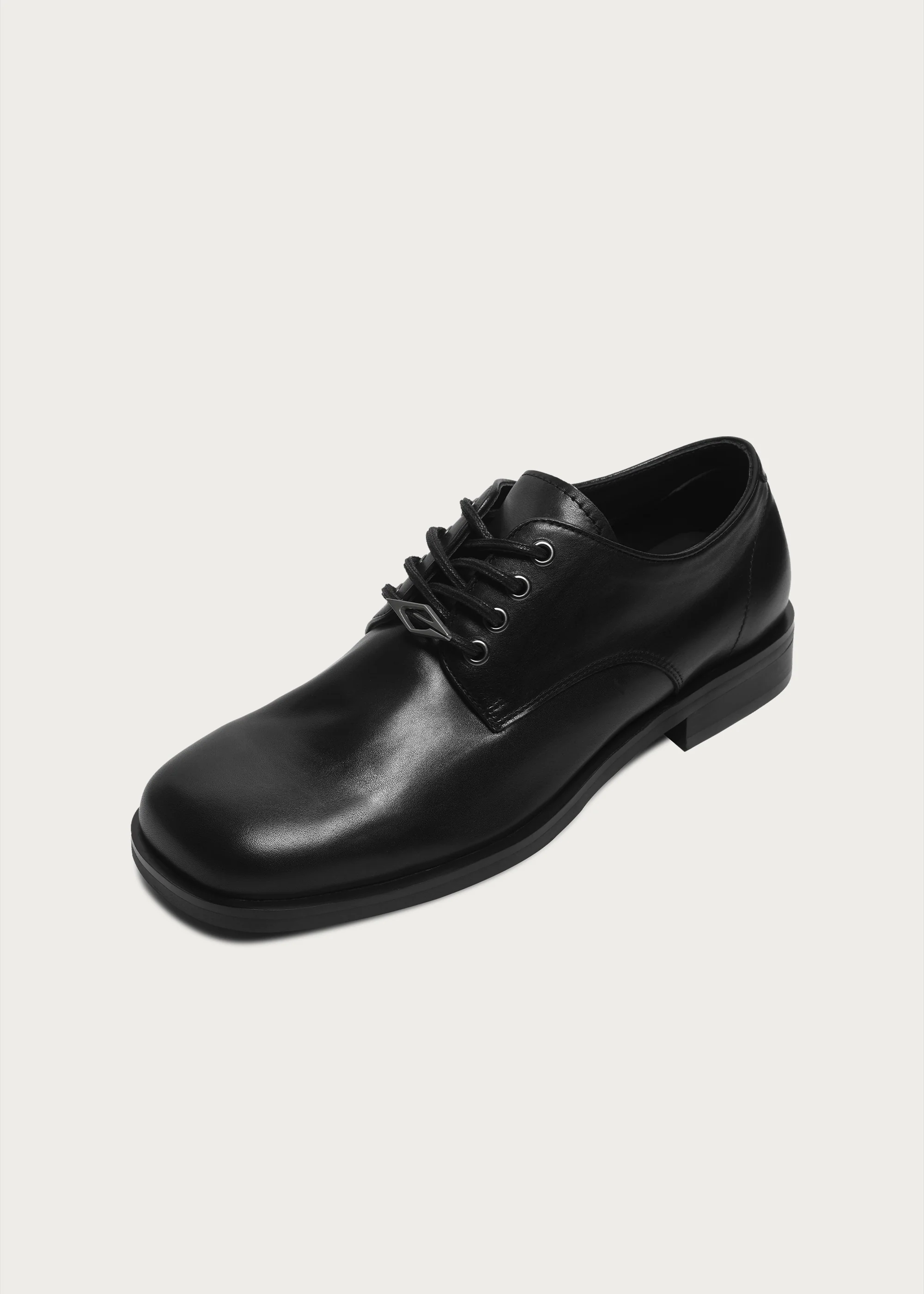 Leather Derby shoes Black - Image 8