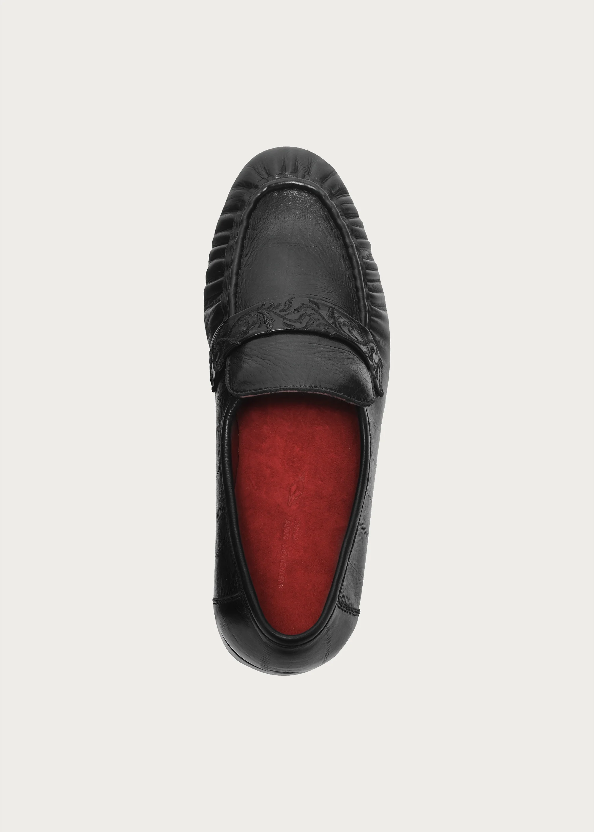 Loafers Vine-engraved Elegant black - Image 5