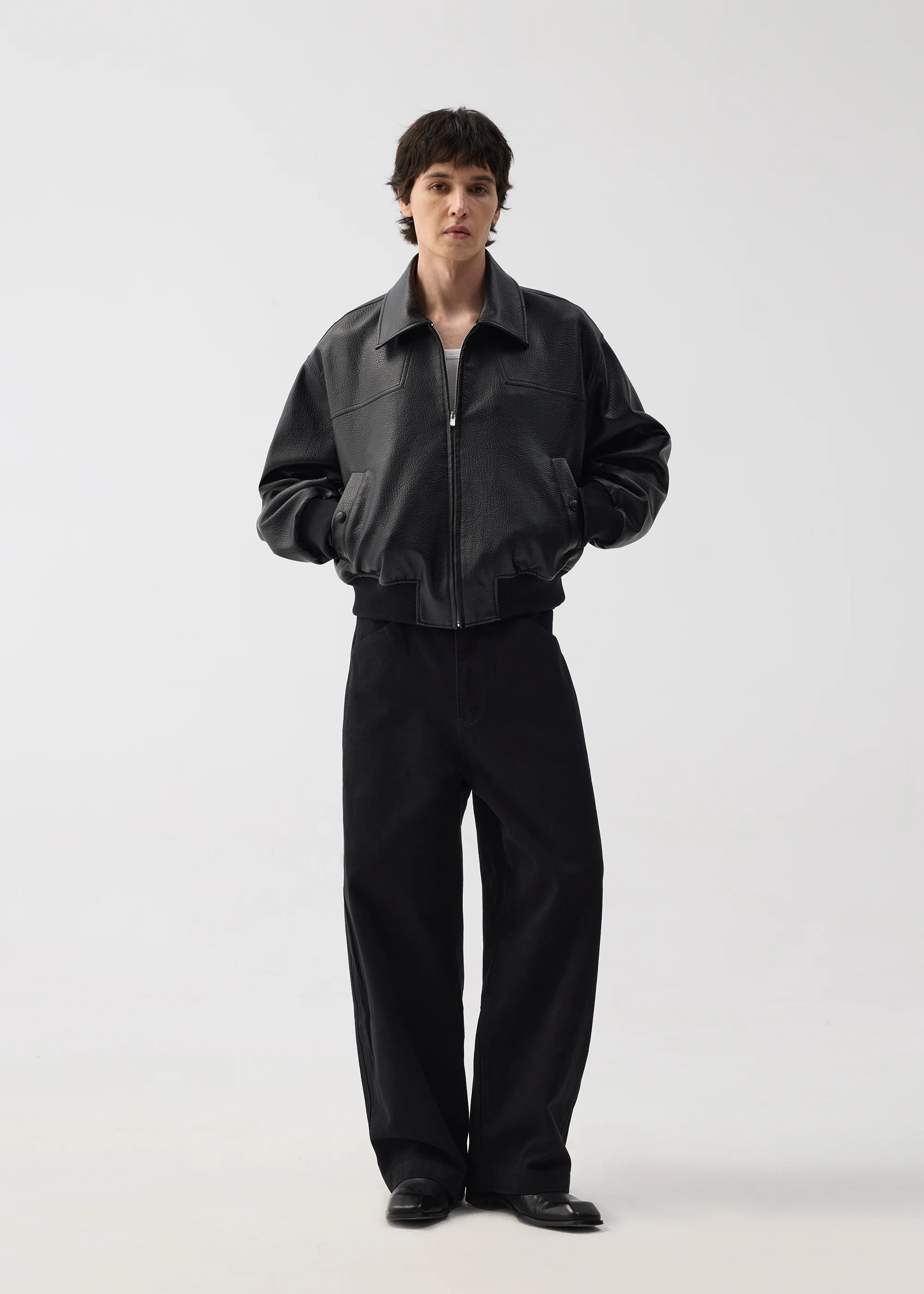 Loose-fitting jeans with an adjustable waistband Black - Image 2