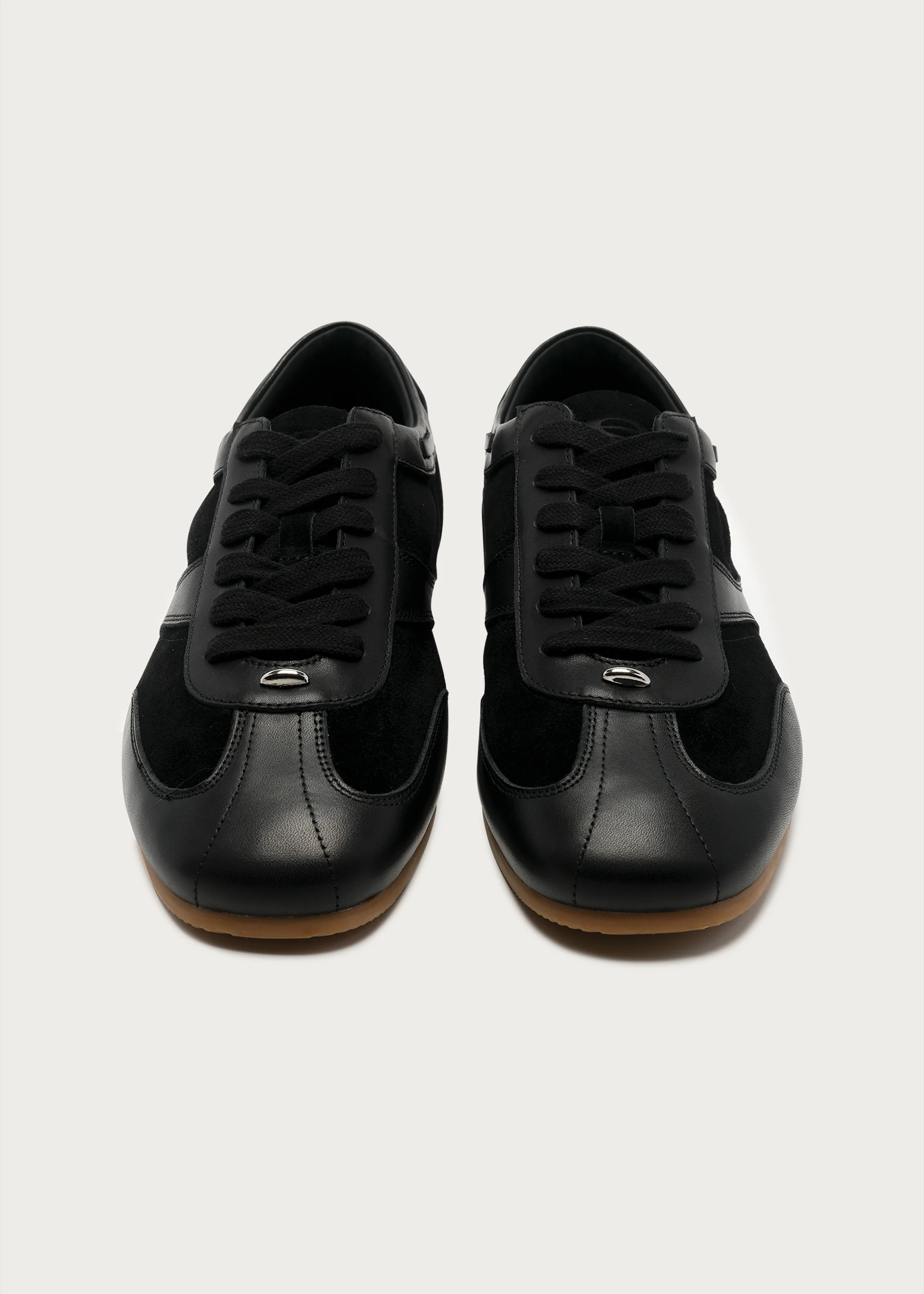 Metal-Embellished Sneakers Black - Image 5