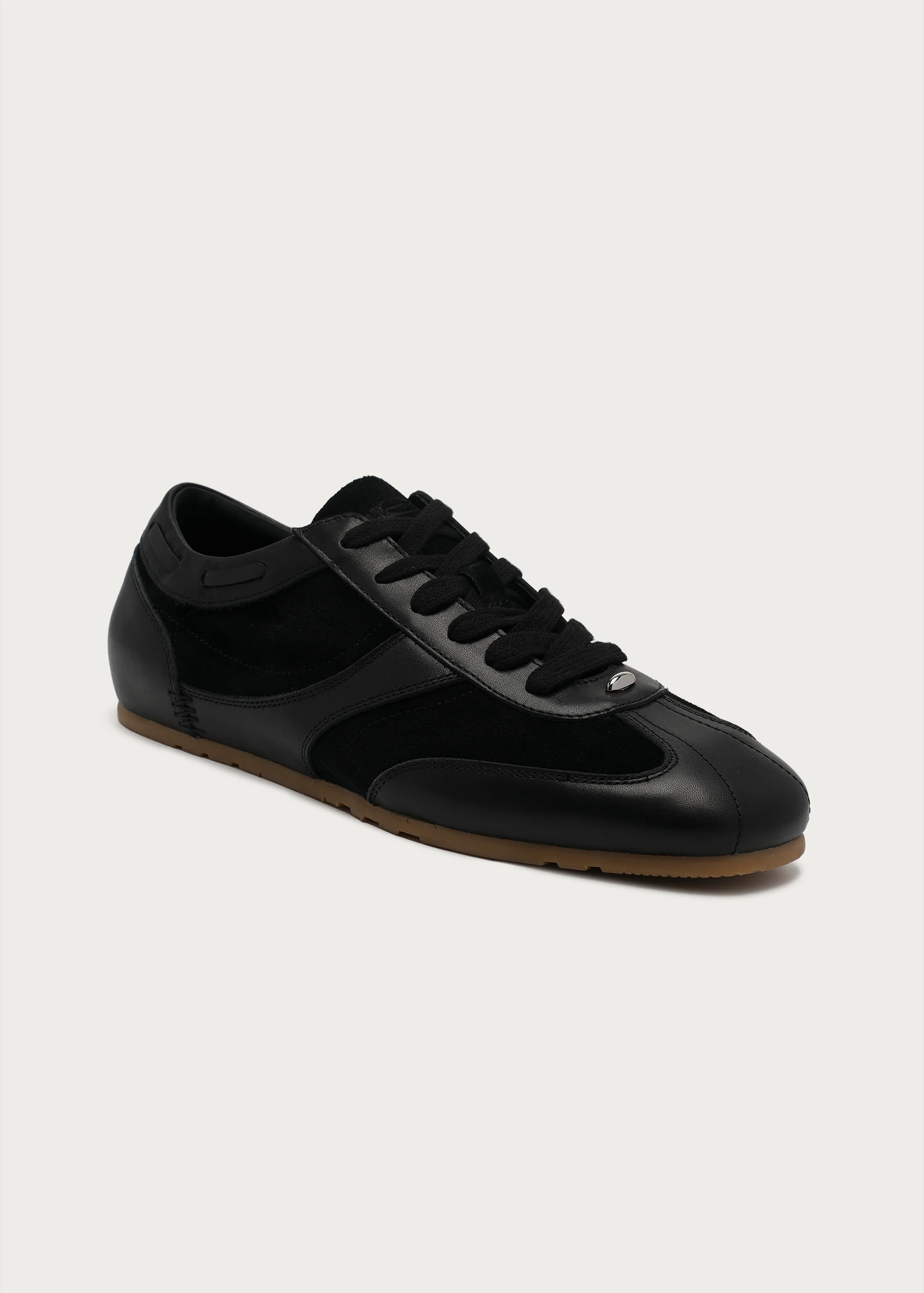 Metal-Embellished Sneakers Black - Image 6