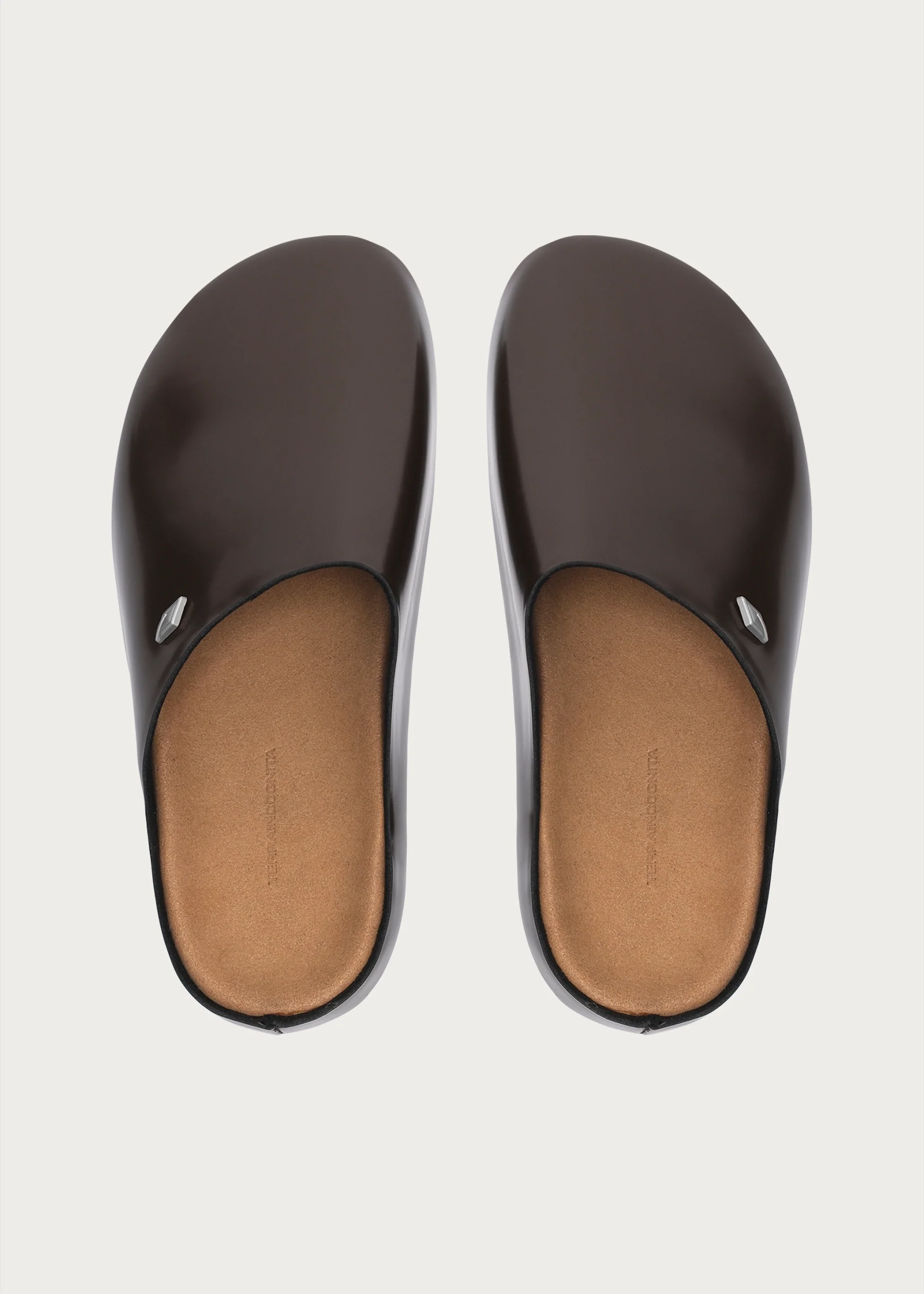 Clogs"Star emblem3.0"Glossy-brown - Image 3