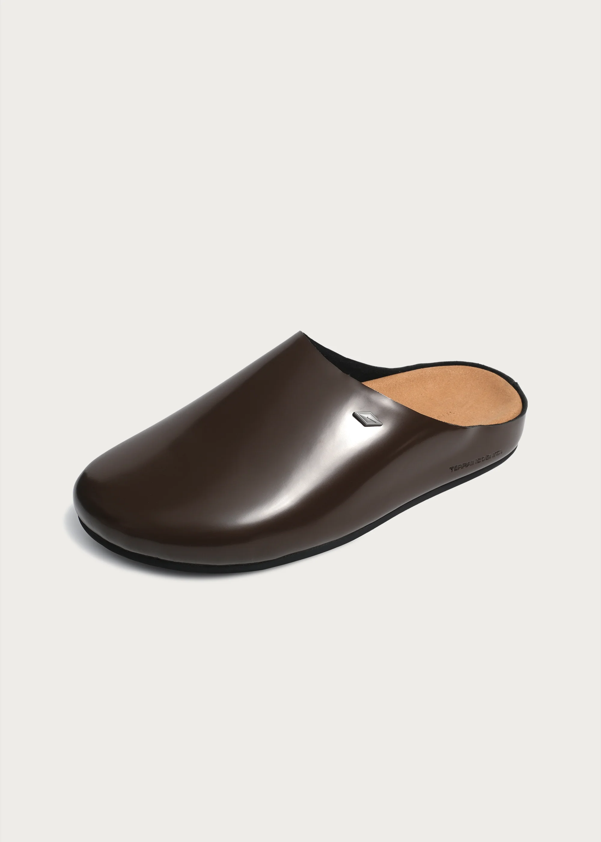 Clogs"Star emblem3.0"Glossy-brown - Image 7