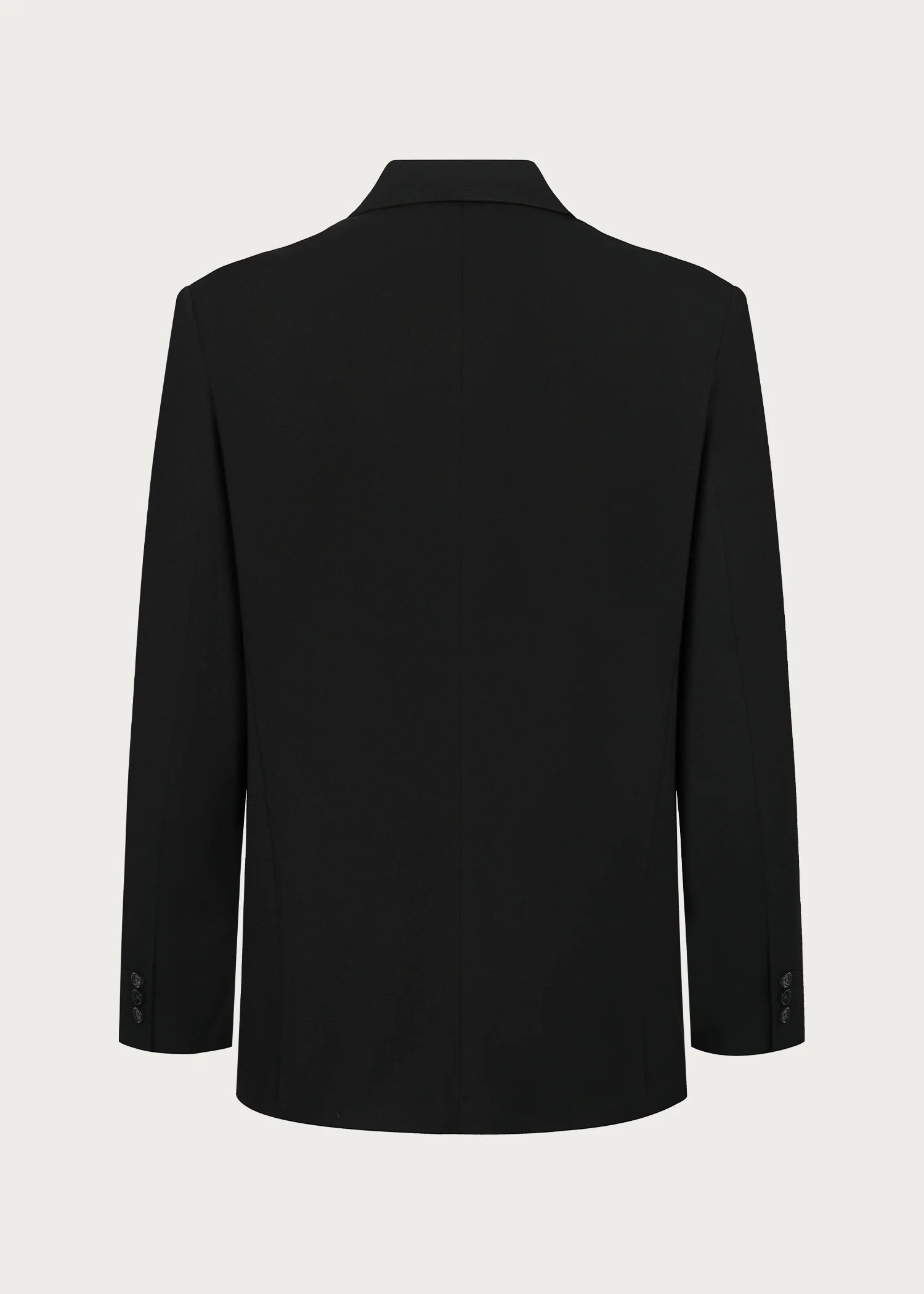 Notch lapel suit blazer Black - Image 5