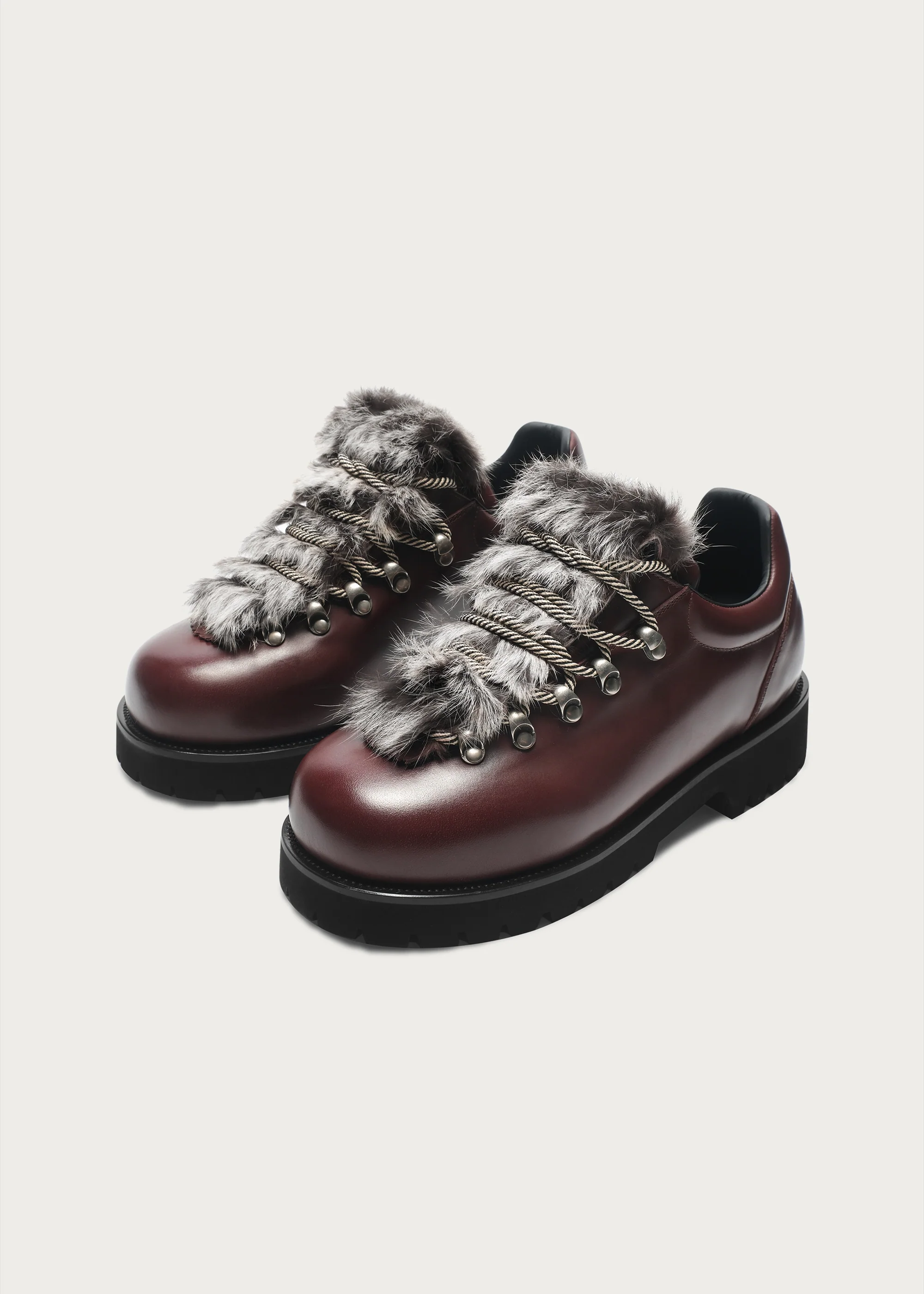 Outdoor-inspired hiking shoes Claret-red - Image 11