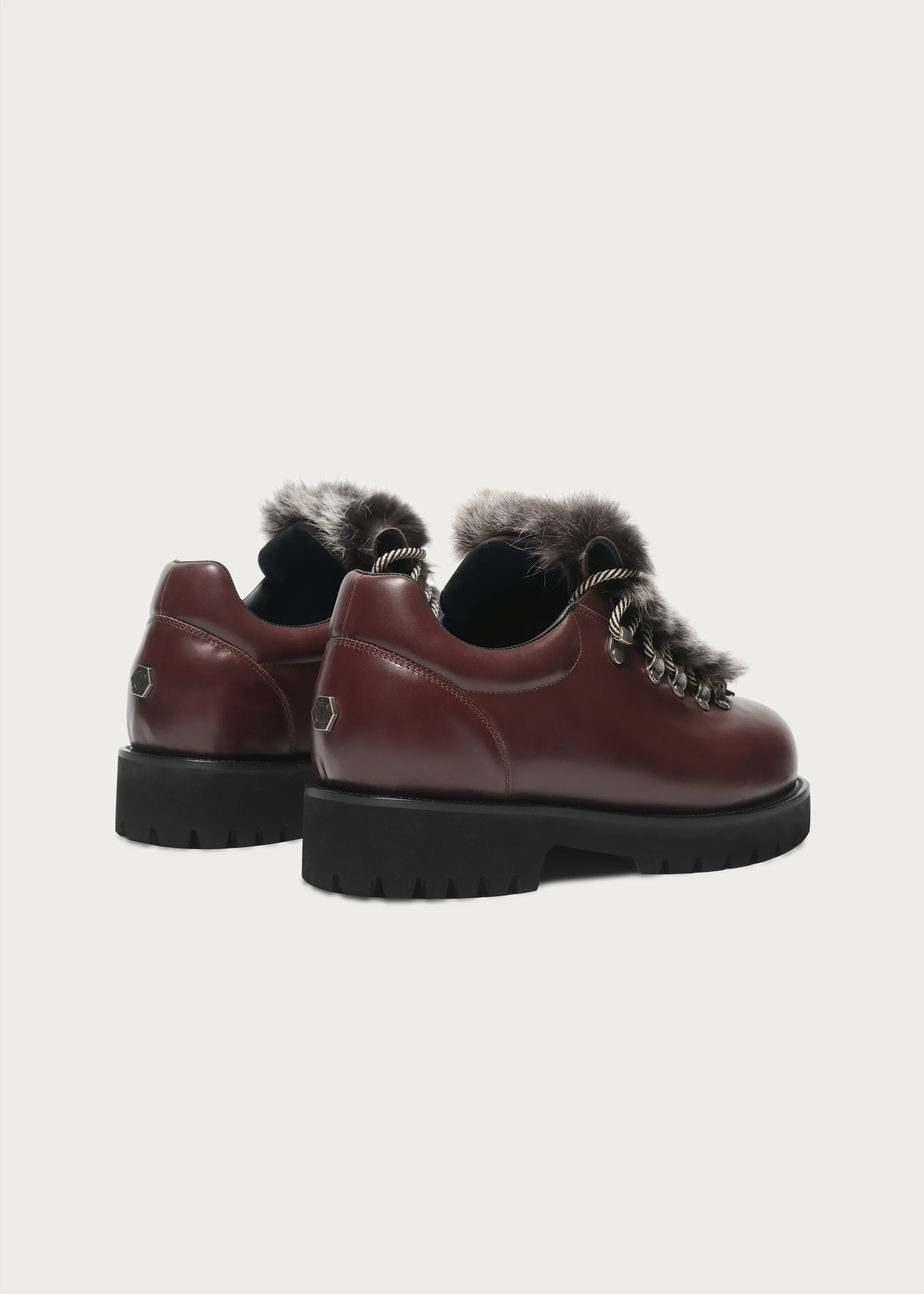 Outdoor-inspired hiking shoes Claret-red - Image 6