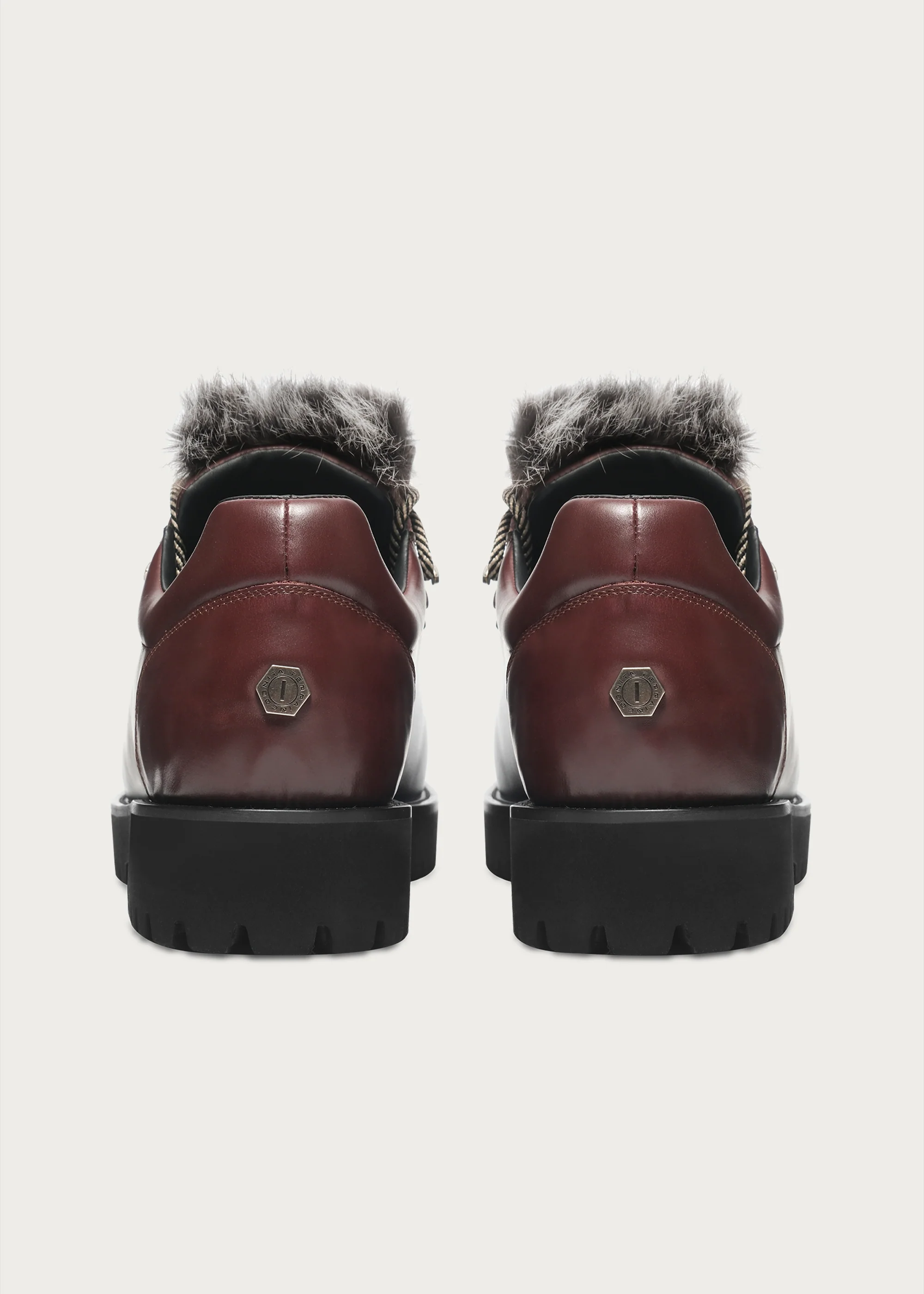 Outdoor-inspired hiking shoes Claret-red - Image 8