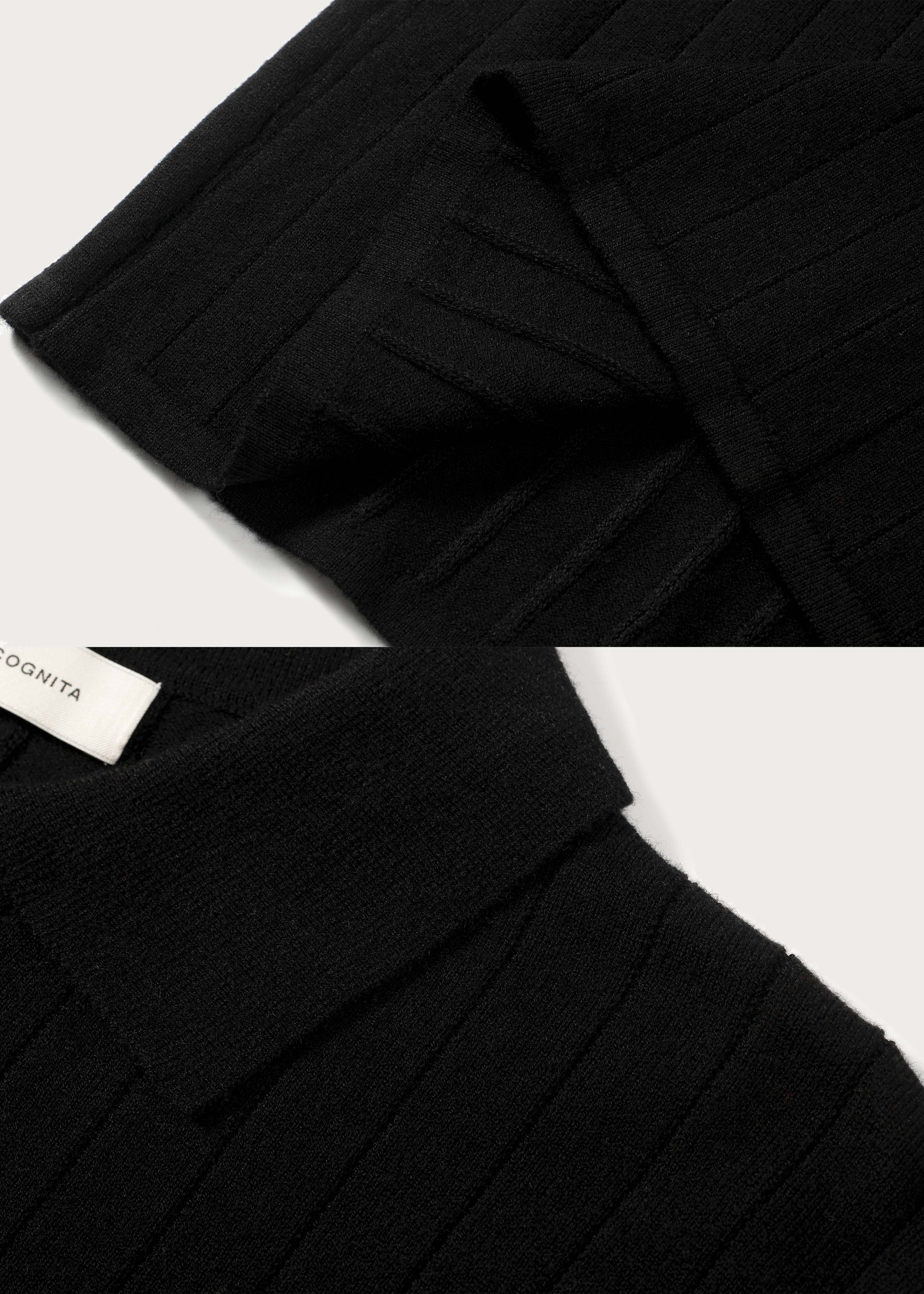 Quiet Luxury Long-Sleeve Half-Placket Knitted Polo Shirt - Image 7