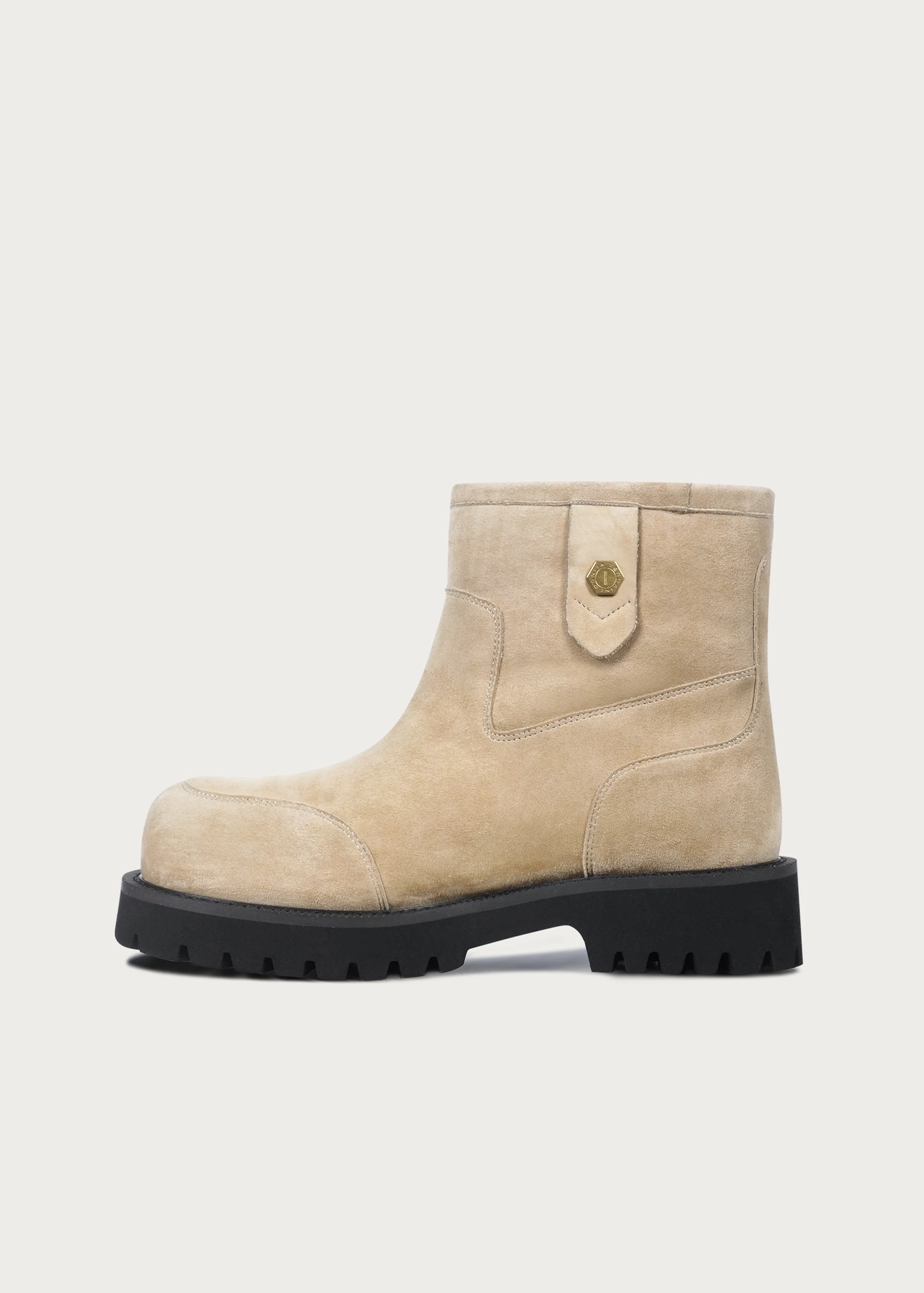 Snow boots Fleece Mid-top Light cream-brown