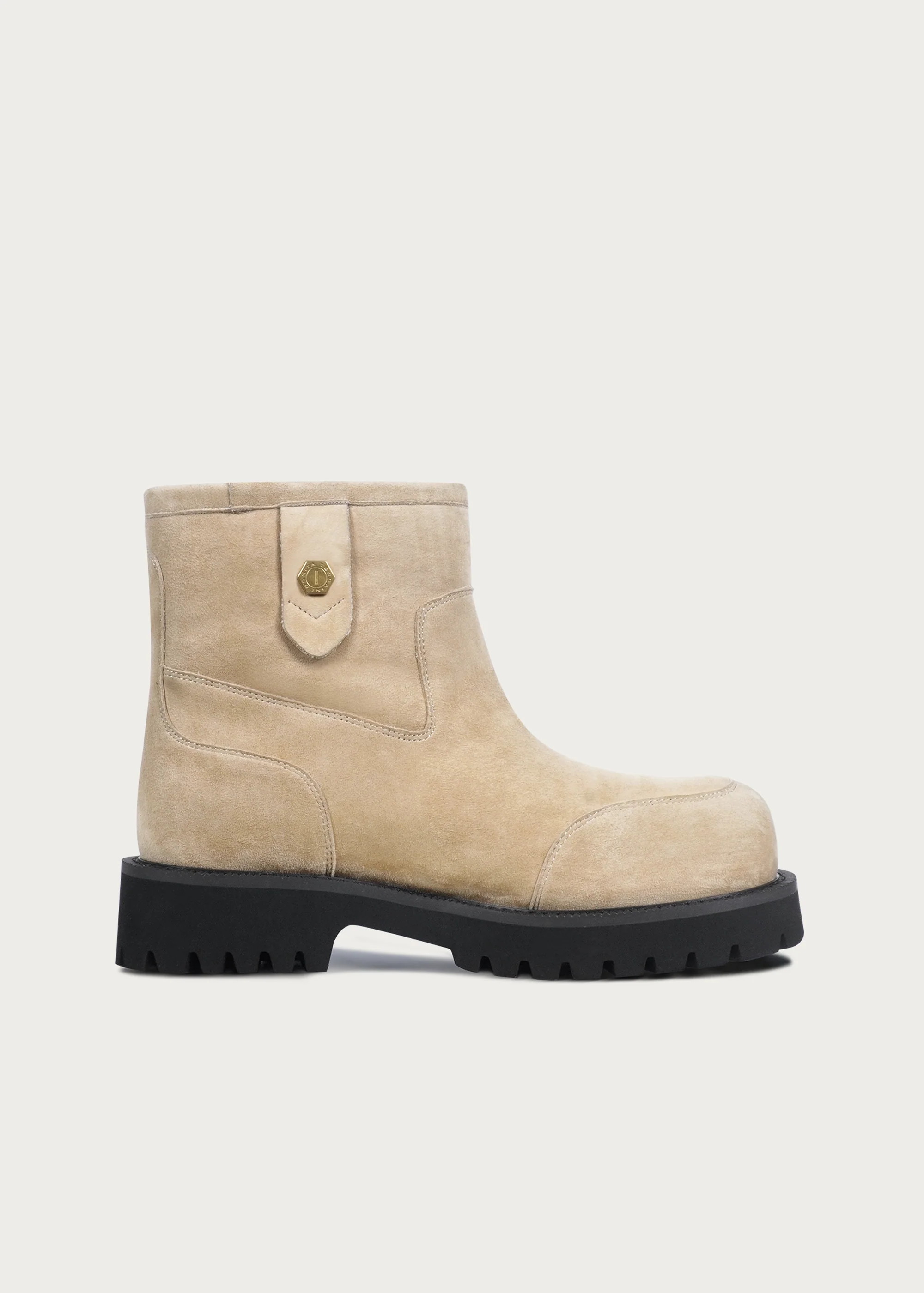 Snow boots Fleece Mid-top Light cream-brown - Image 4