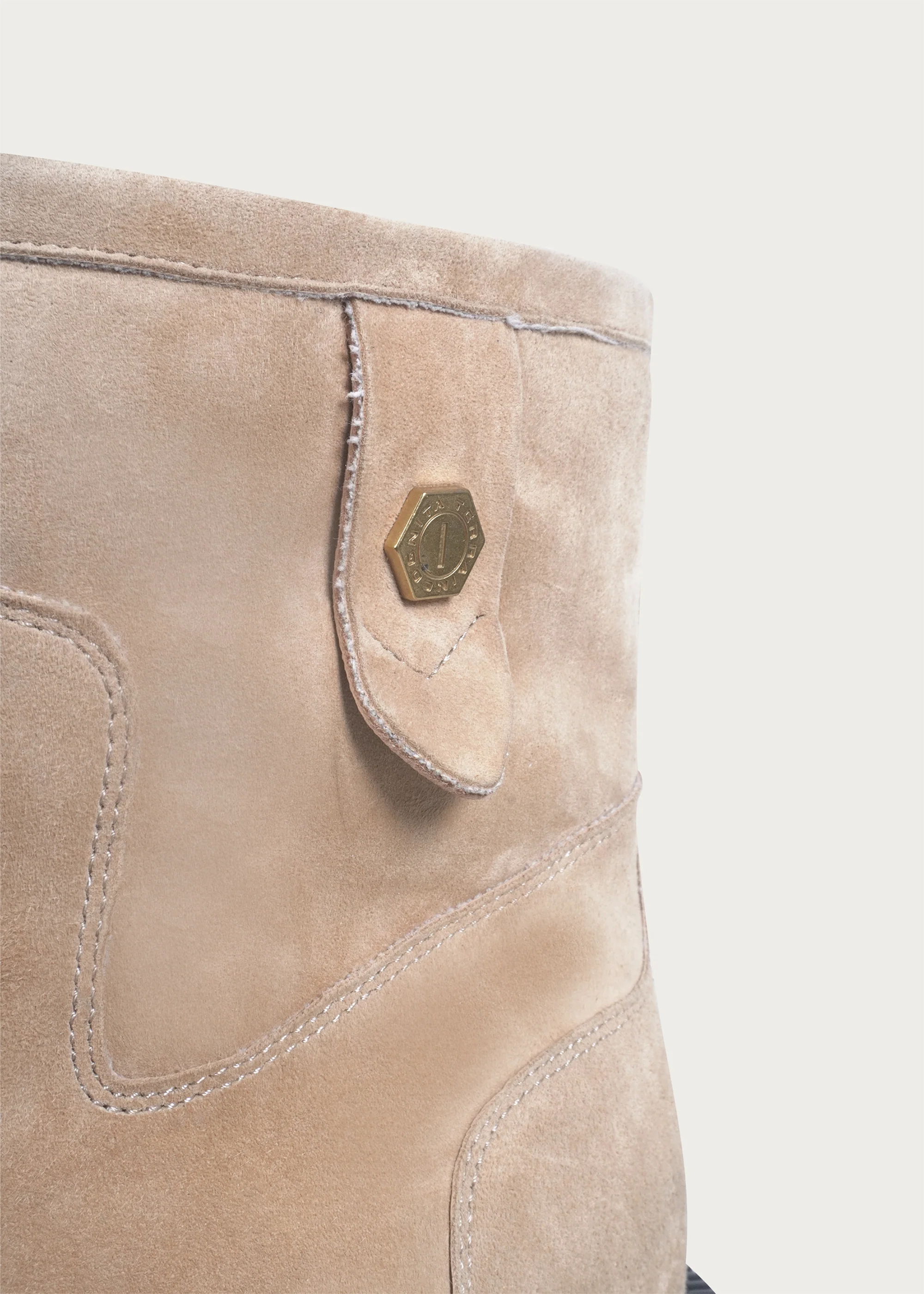 Snow boots Fleece Mid-top Light cream-brown - Image 9