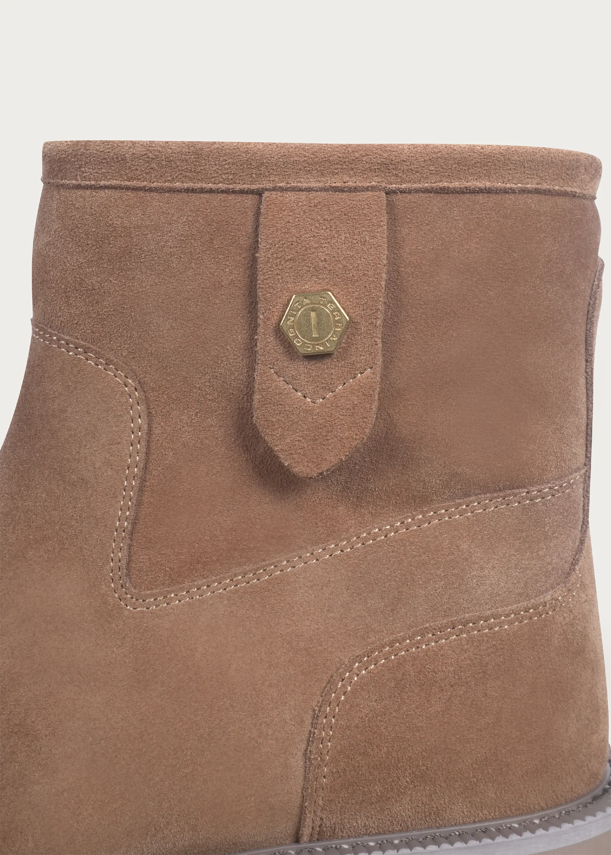 Snow boots Fleece Mid-top Light coffee-brown - Image 11