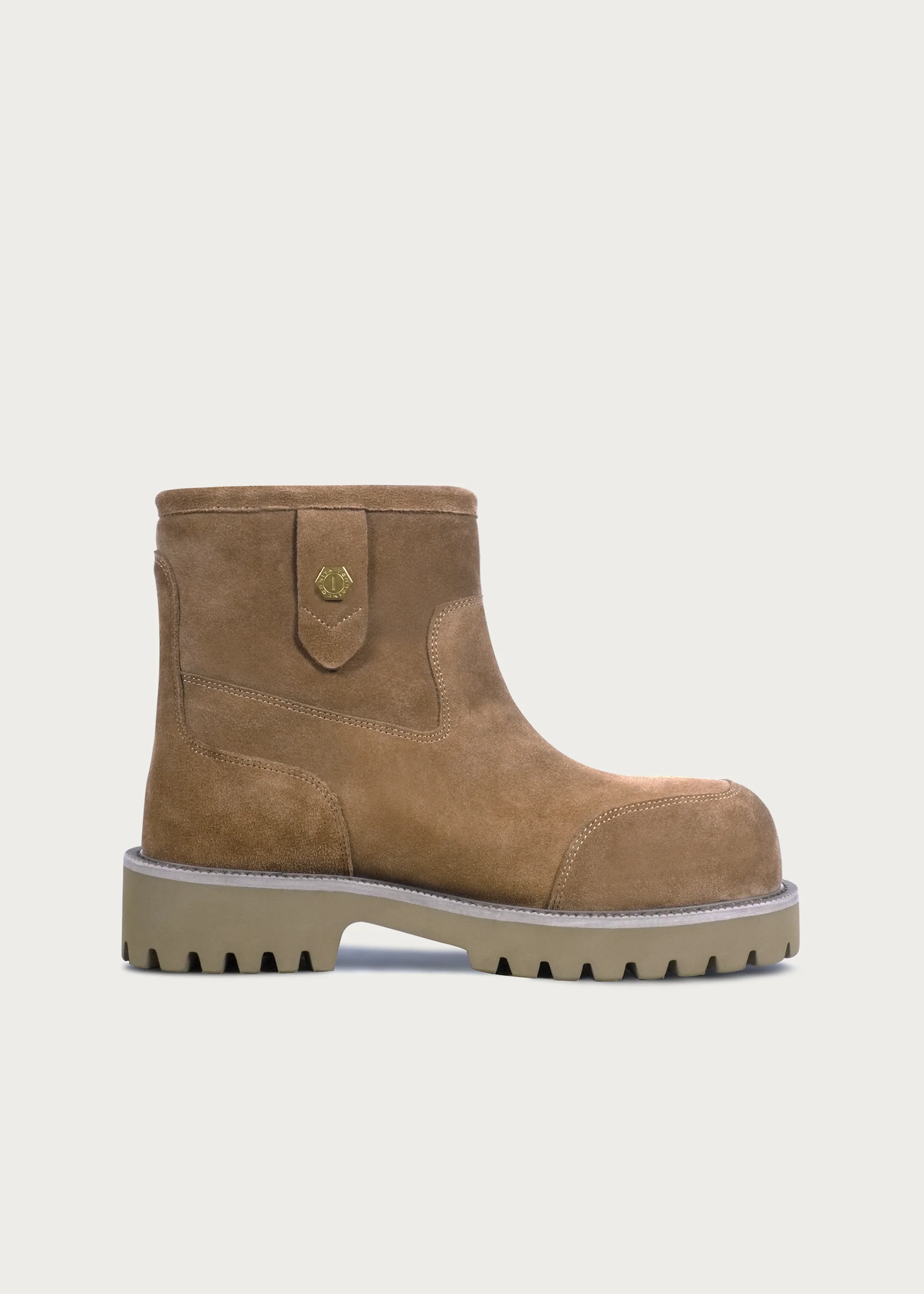Snow boots Fleece Mid-top Light coffee-brown - Image 5