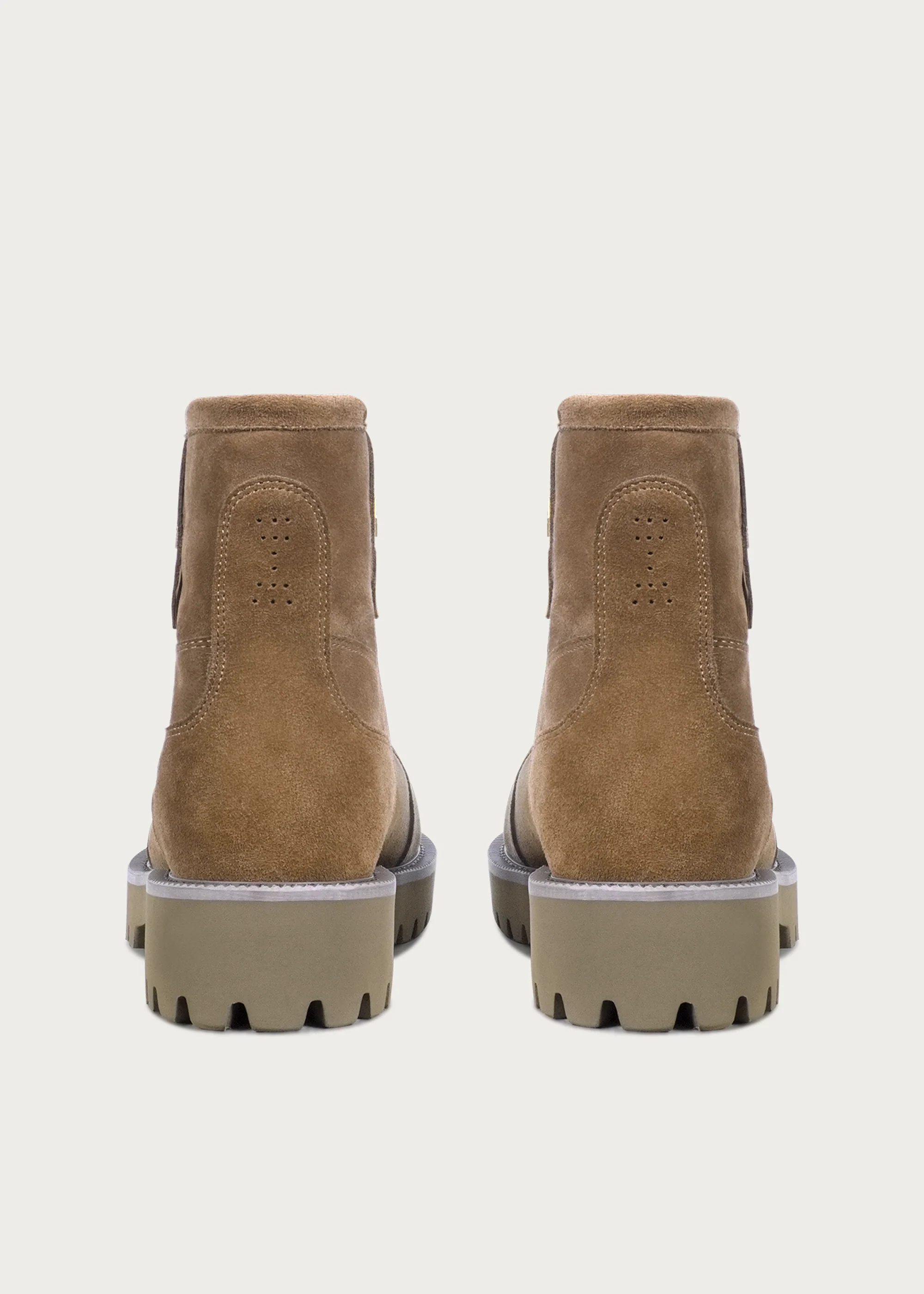 Snow boots Fleece Mid-top Light coffee-brown - Image 9