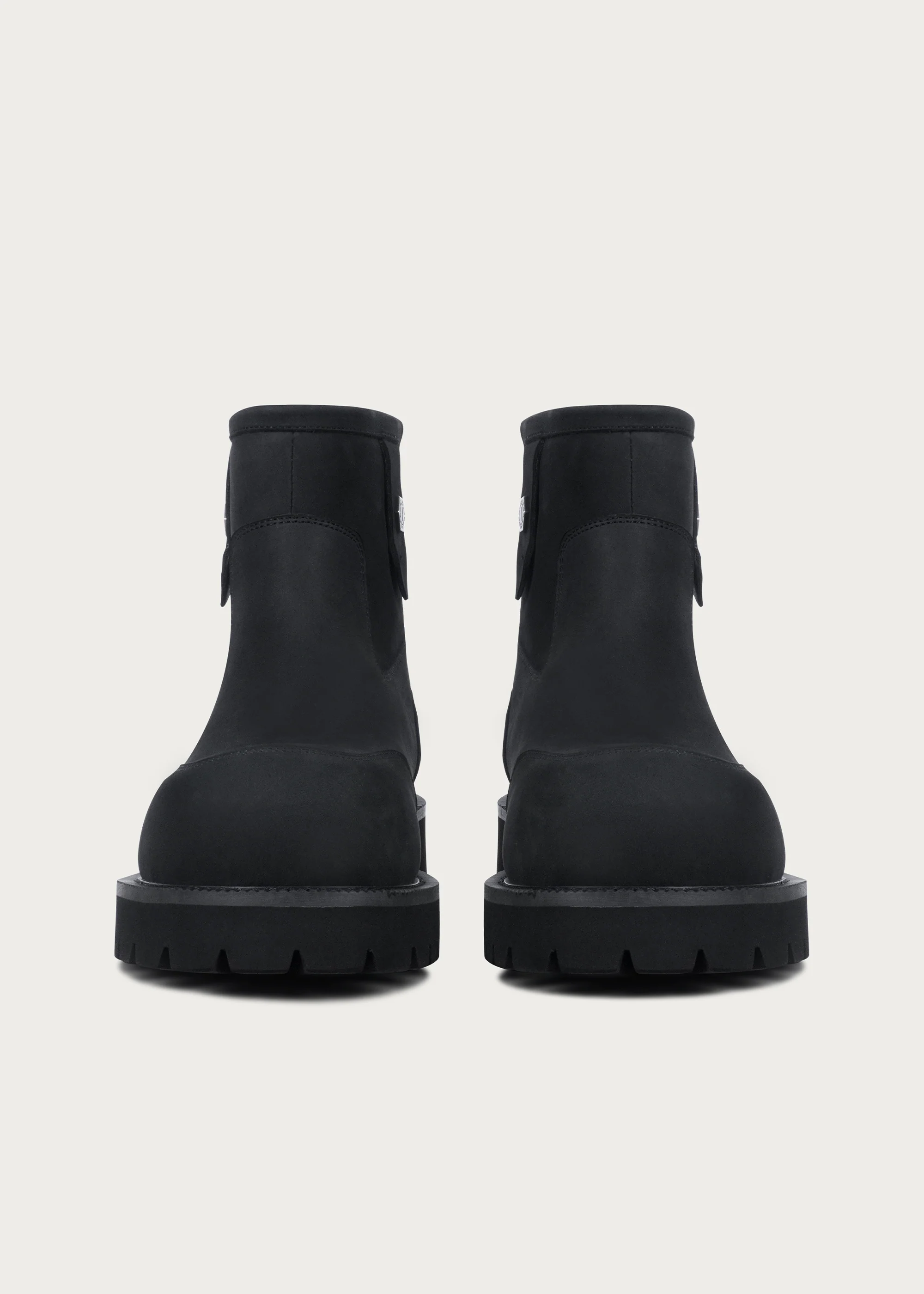Snow boots Fleece Mid-top Matte black - Image 7