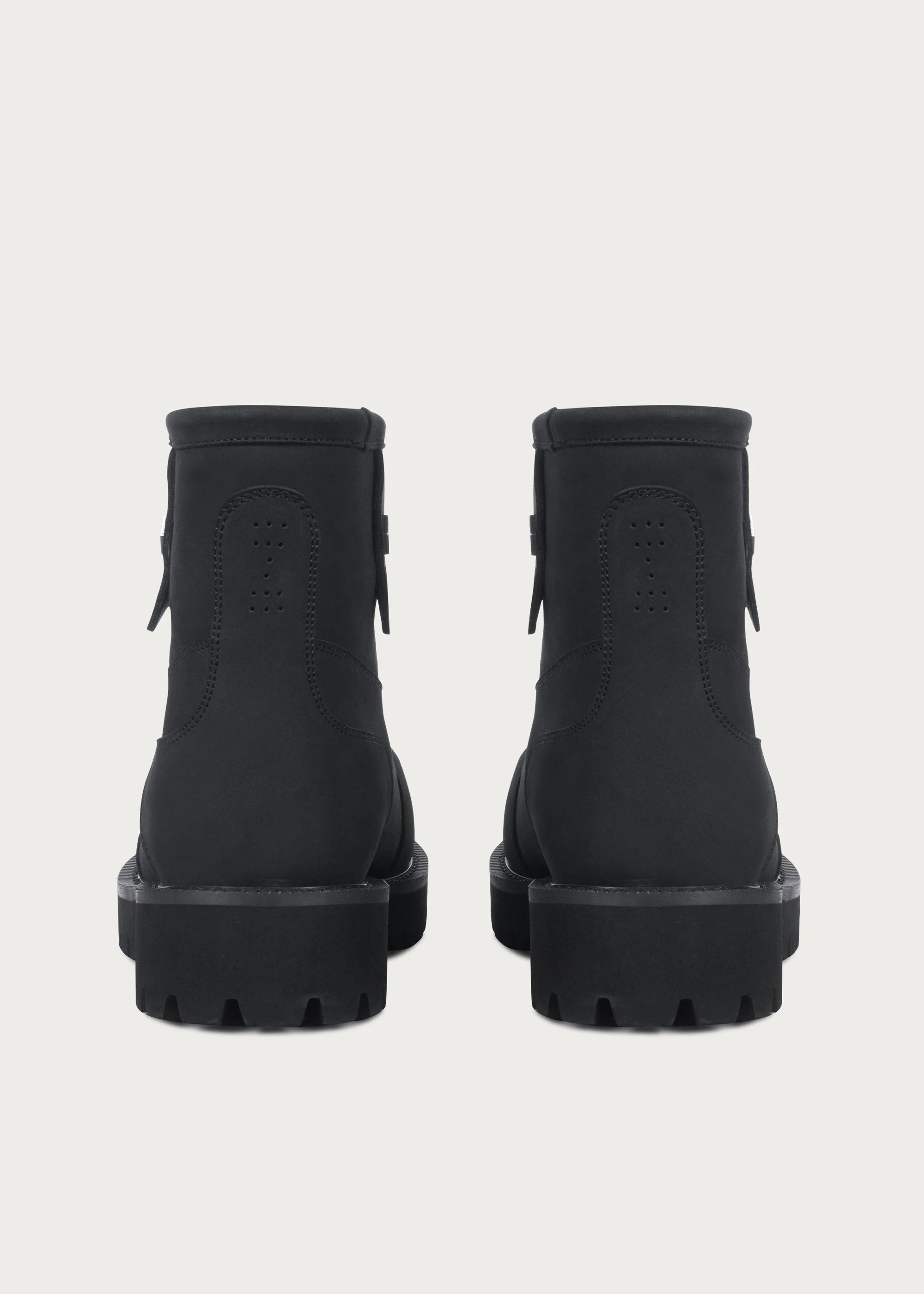 Snow boots Fleece Mid-top Matte black - Image 8