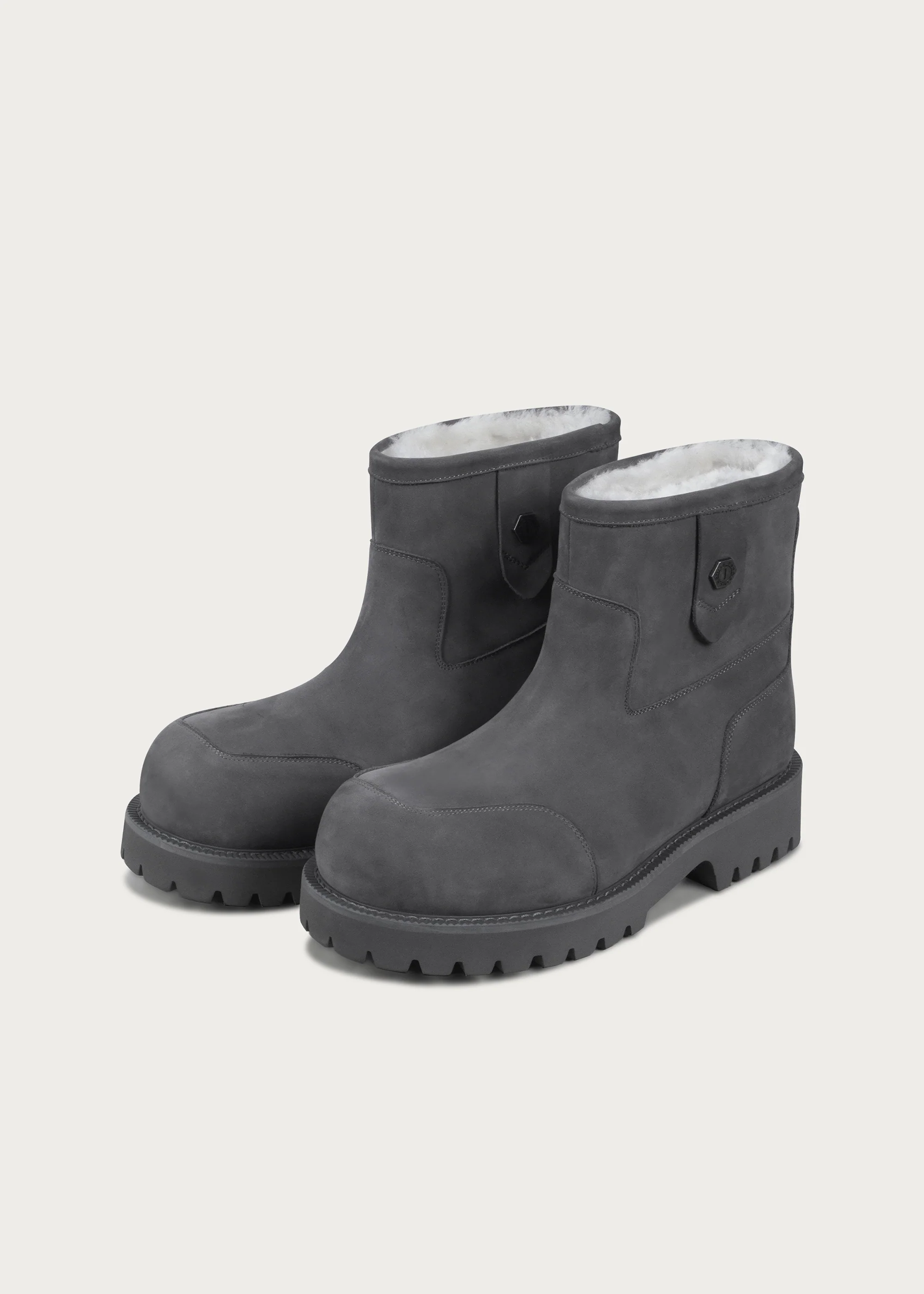 Snow boots Fleece Mid-top Misty gray - Image 4