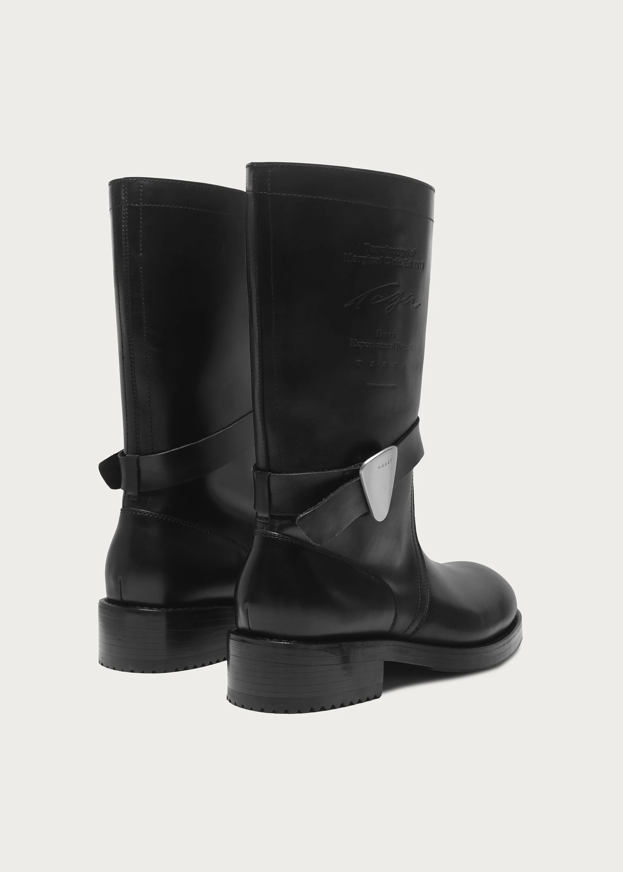 Mid-calf boots Round-toe Guitar-pick - Image 6