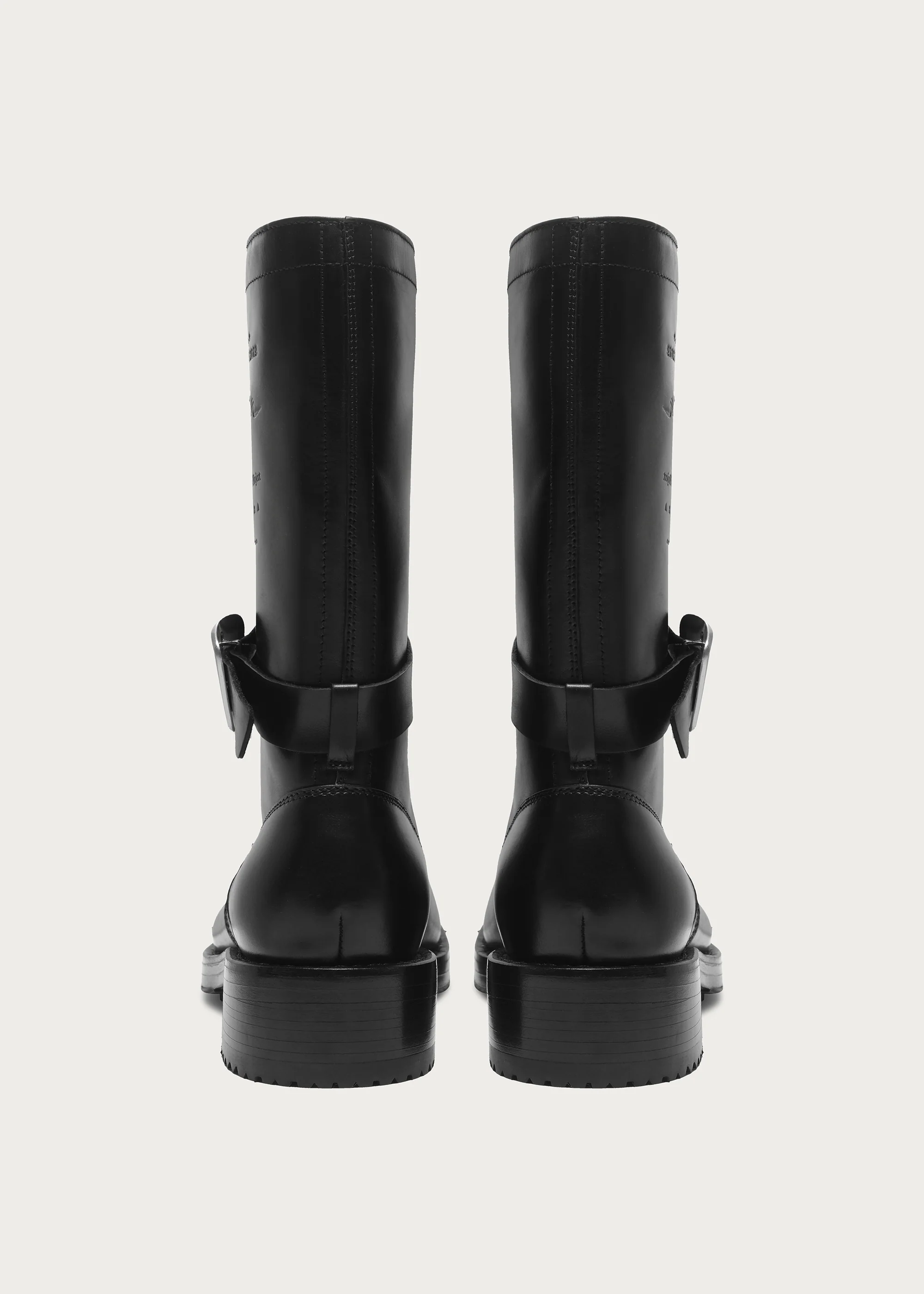 Mid-calf boots Round-toe Guitar-pick - Image 8
