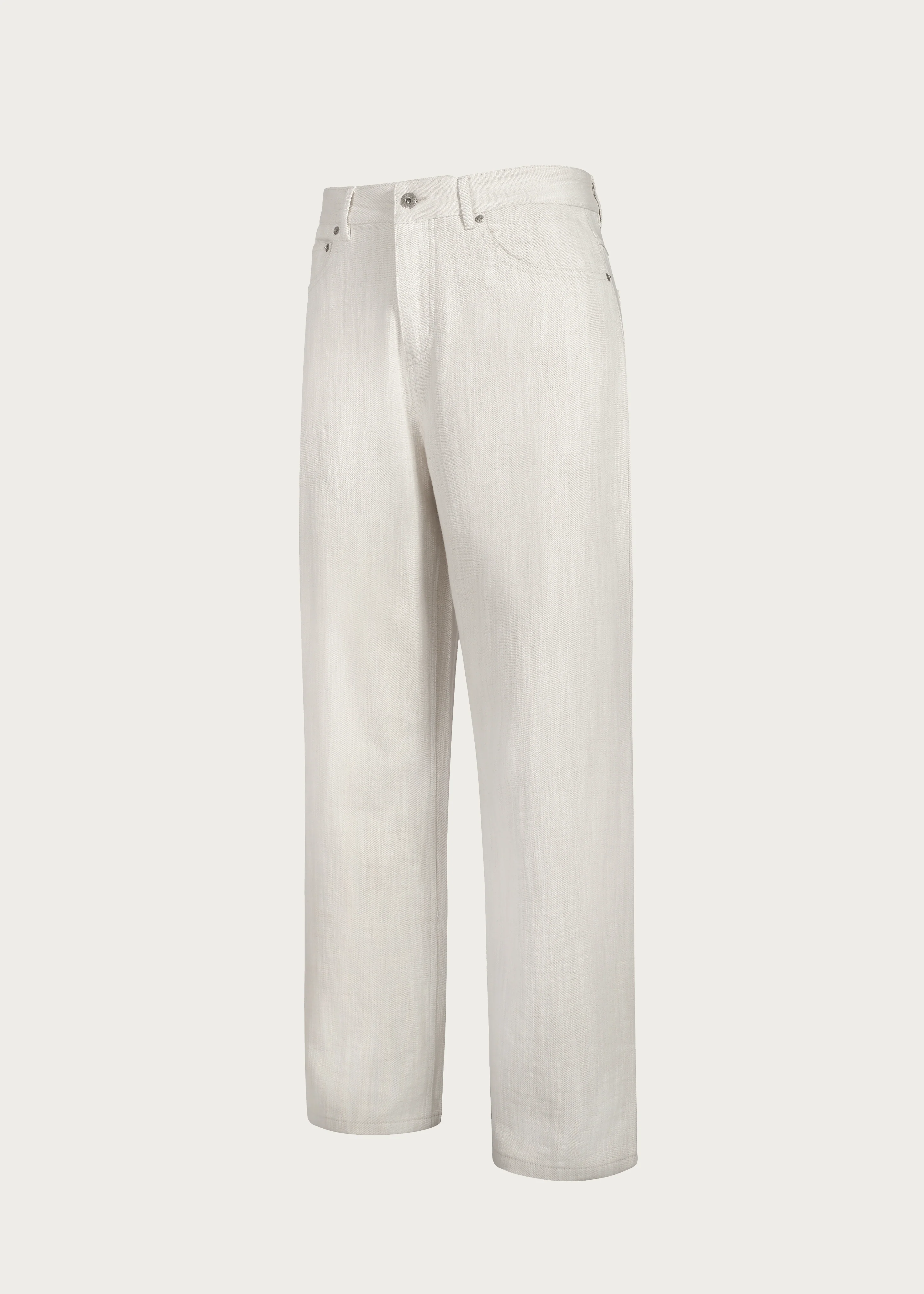 Textured Wool-Blend Casual Trousers - Image 5