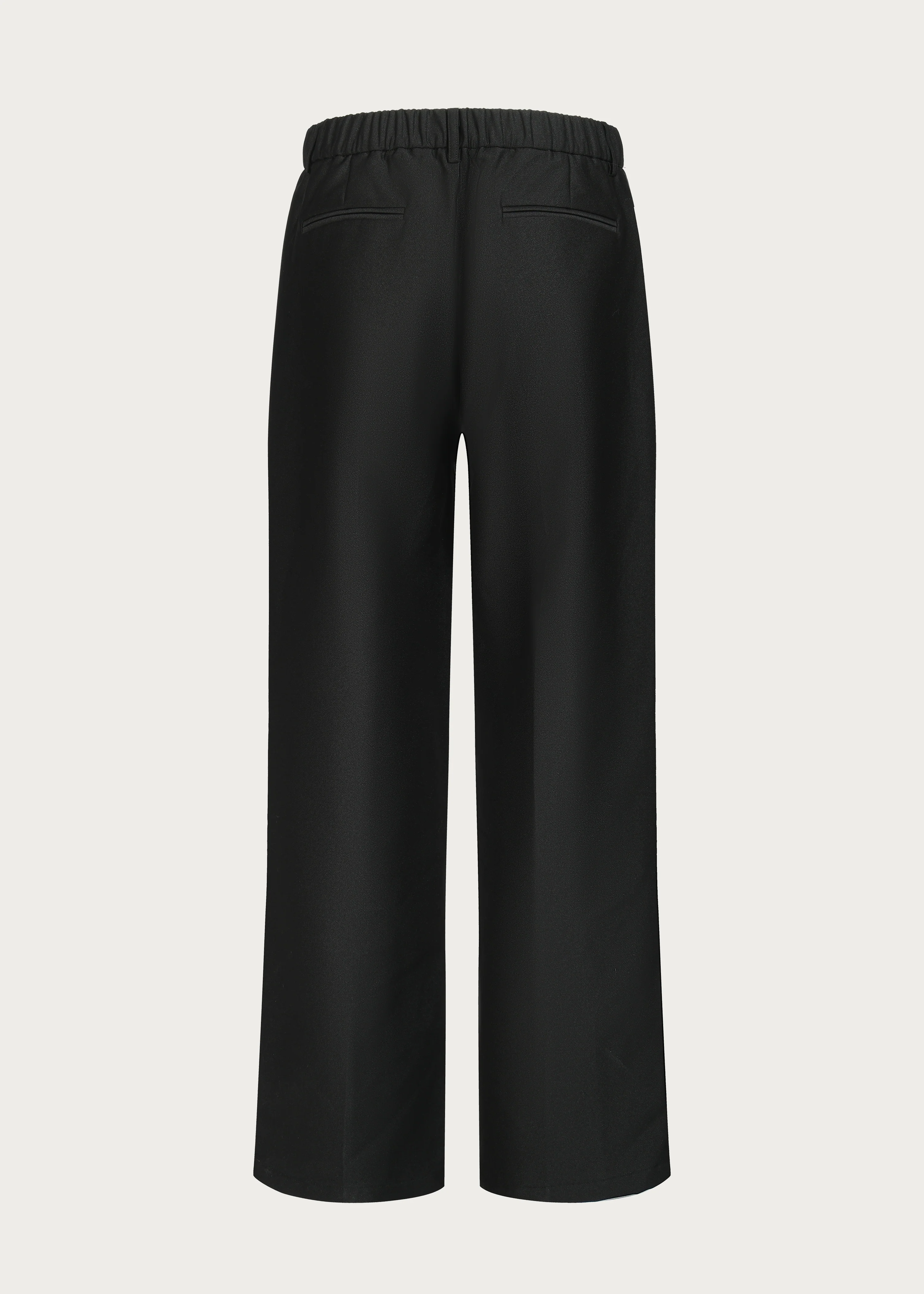 Three-Dimensional Cutting Rope-decorated Straight-leg Trousers - Image 4