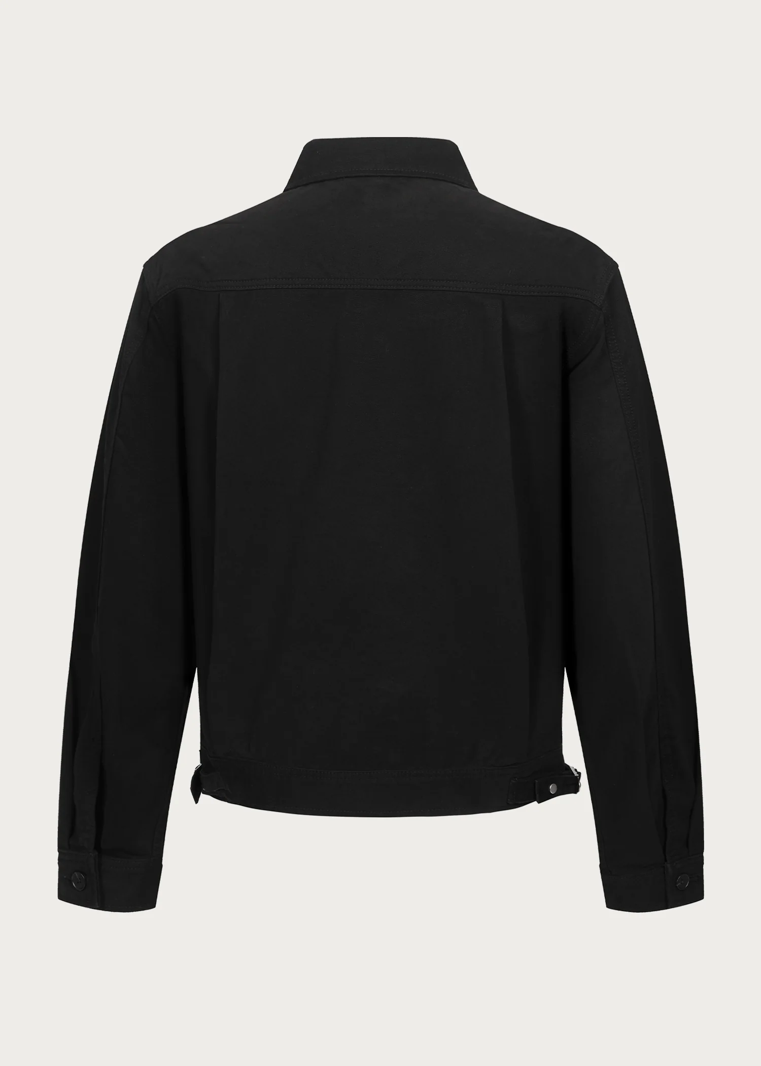 Twill washed denim jacket Black - Image 5