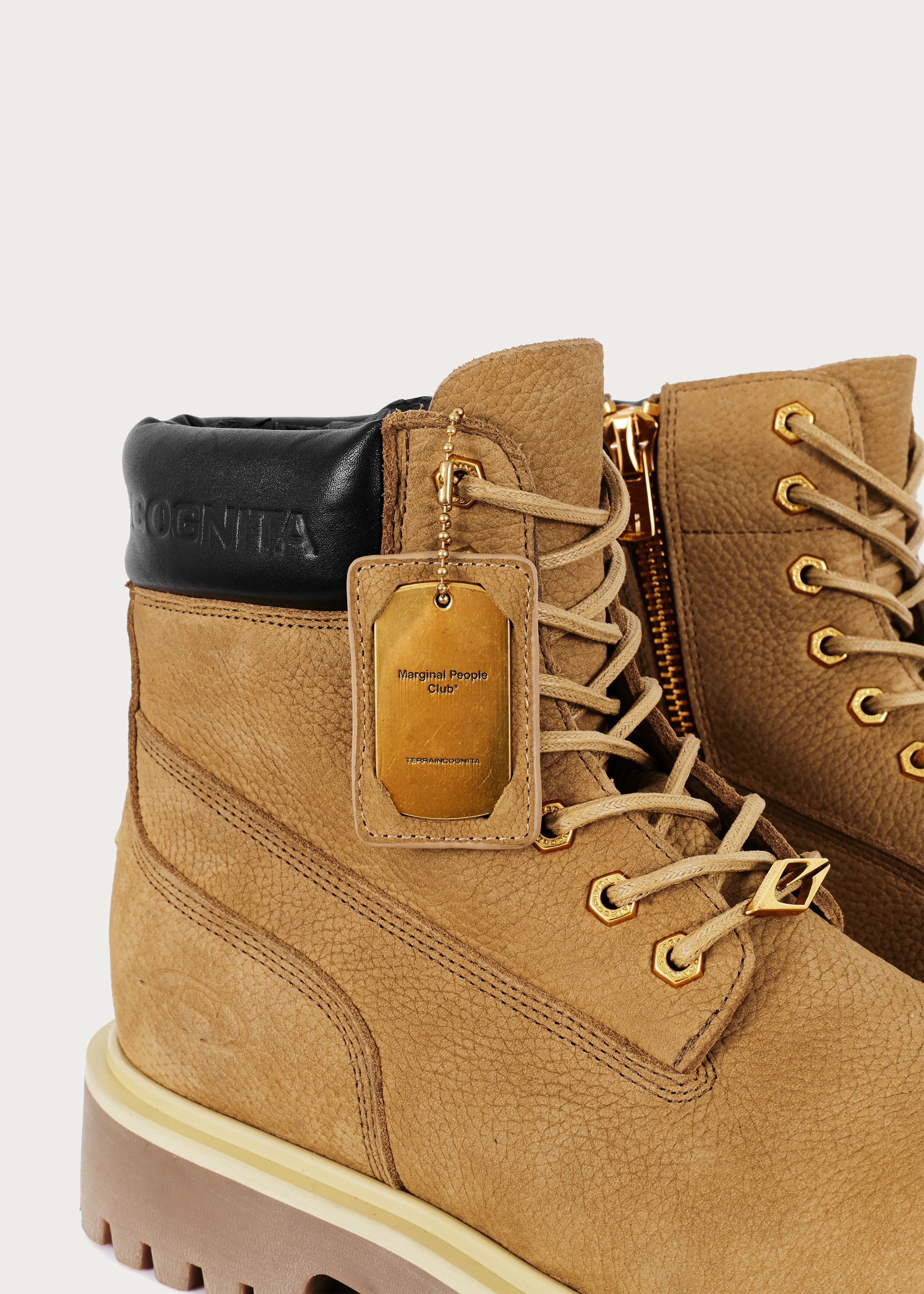 Workwear Cowhide boots Khaki - Image 4