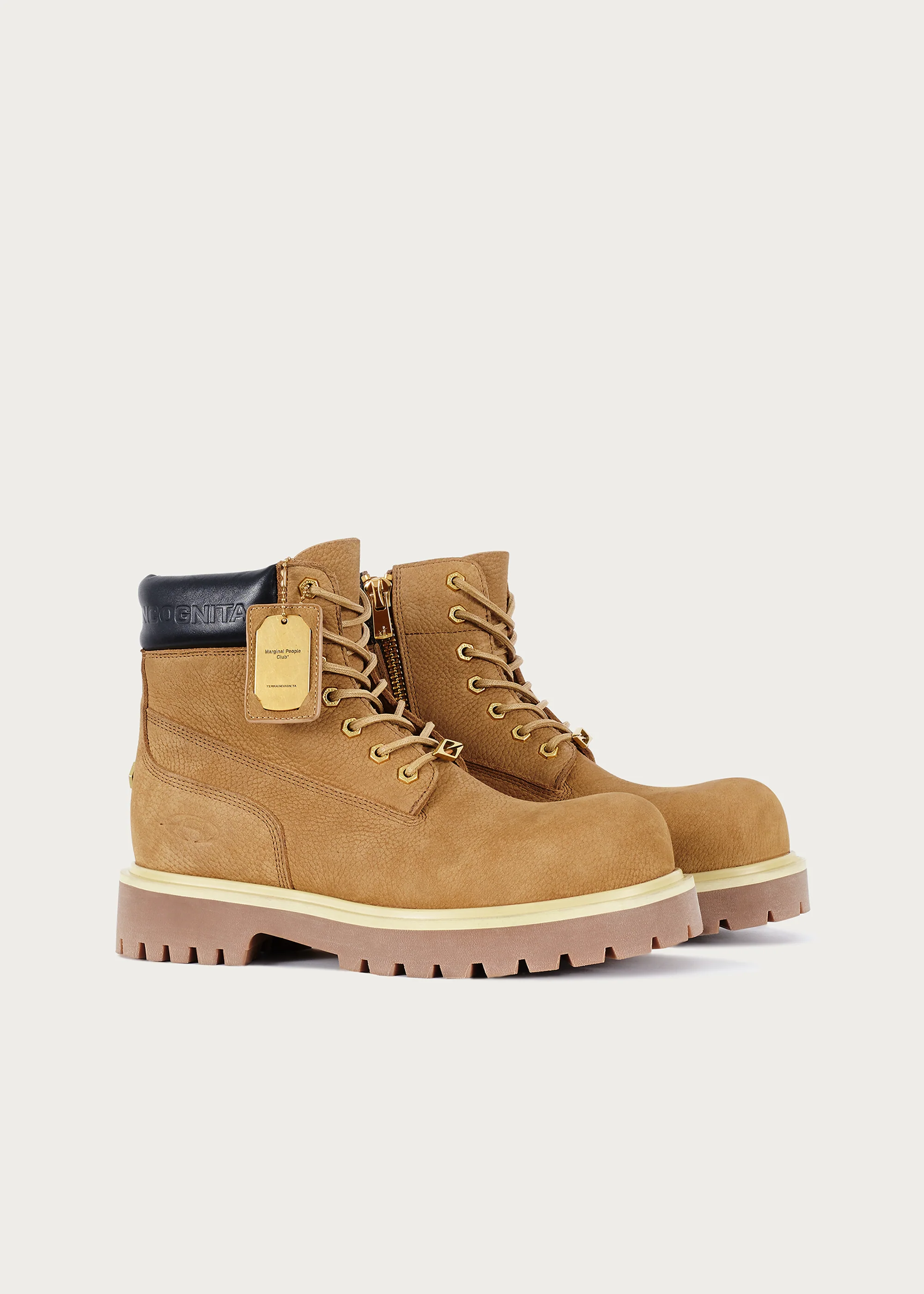 Workwear Cowhide boots Khaki - Image 7